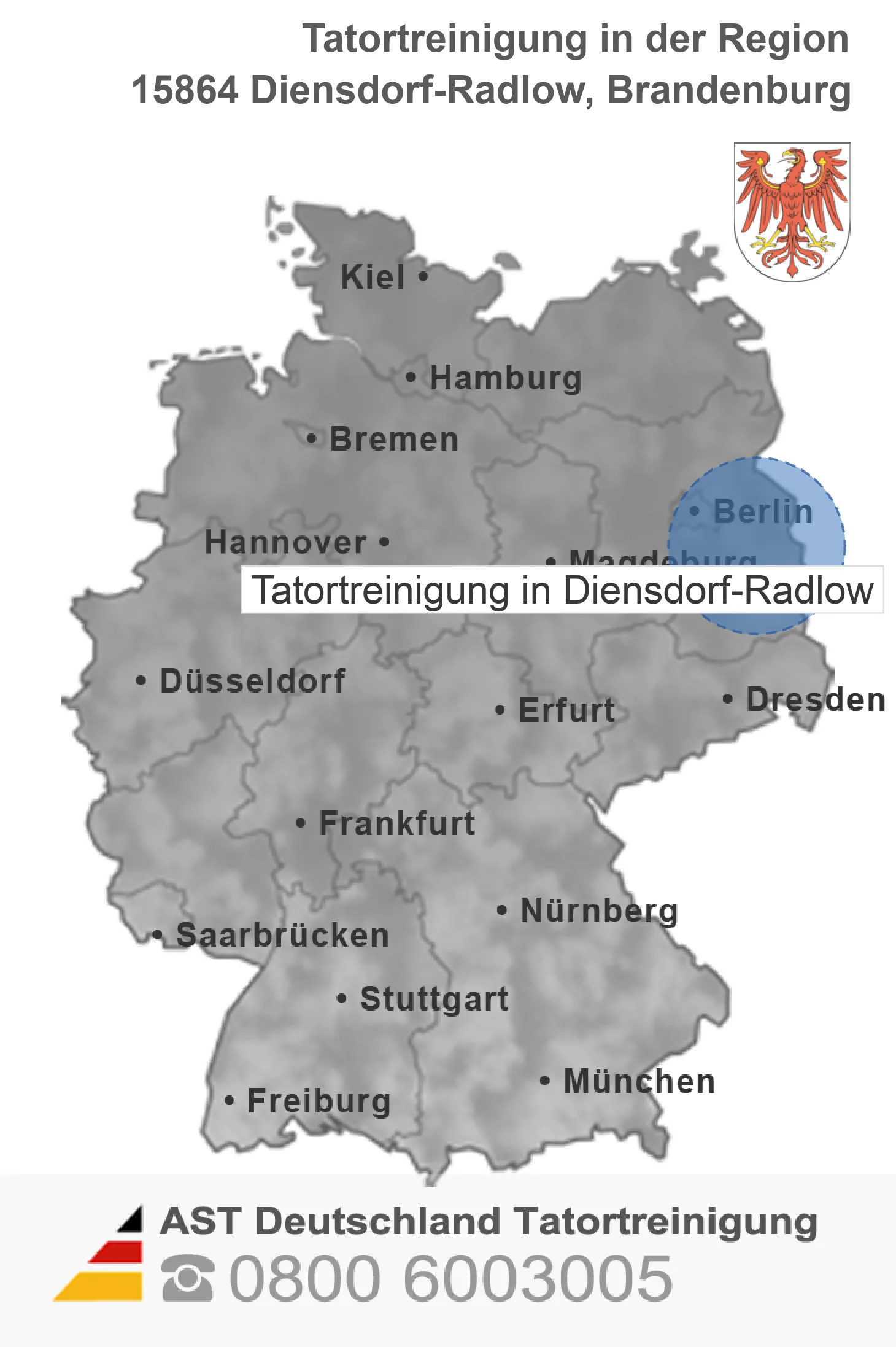 Tatortreinigung Diensdorf-Radlow