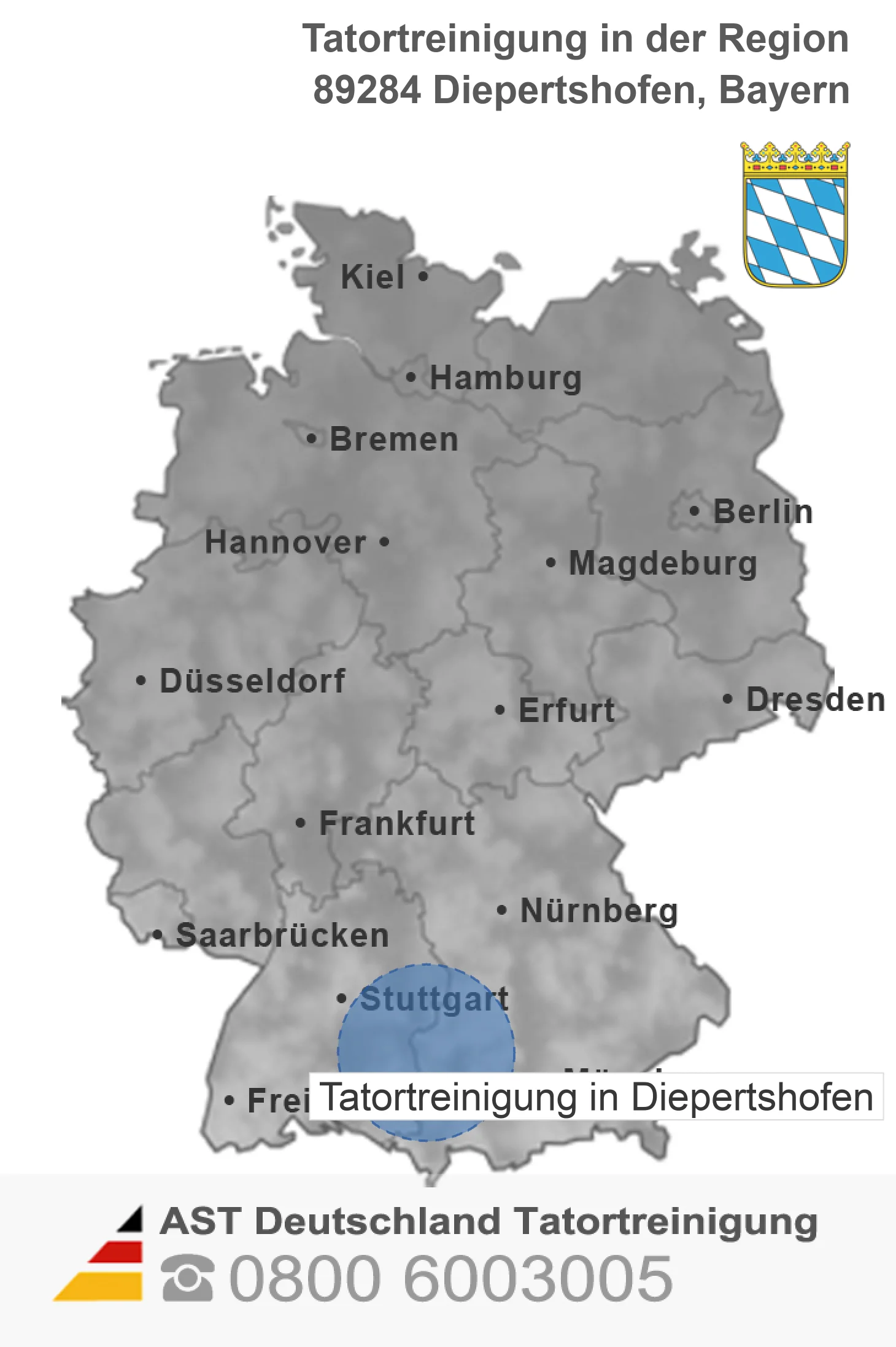 Tatortreinigung Diepertshofen