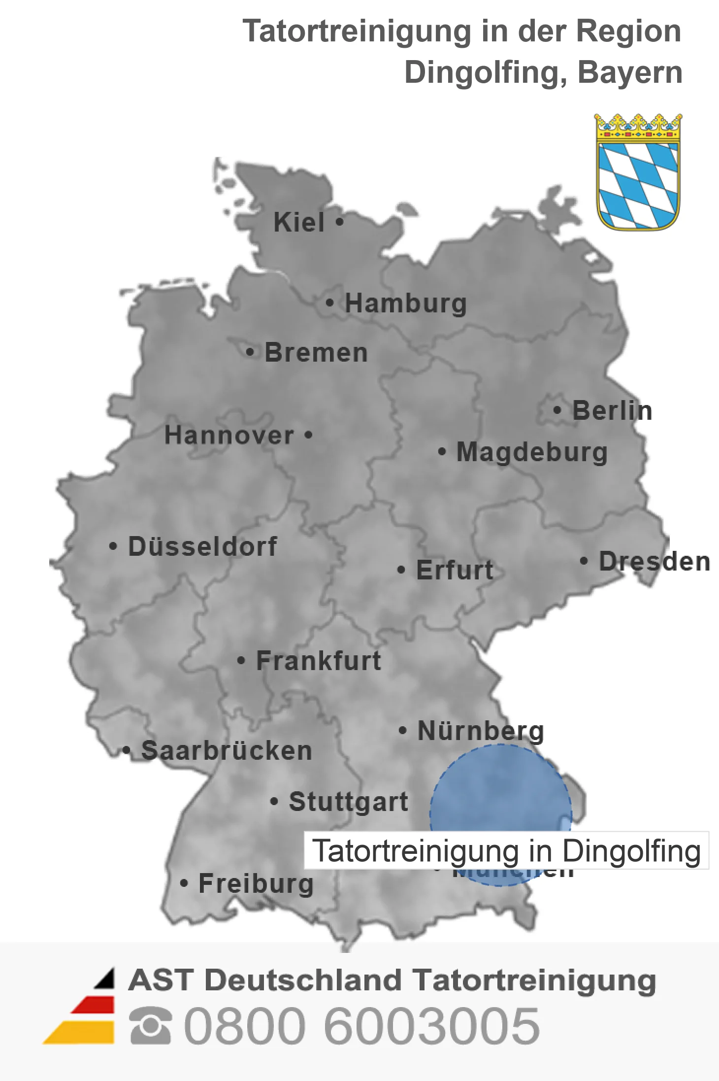 Leichenfundortreinigung Dingolfing