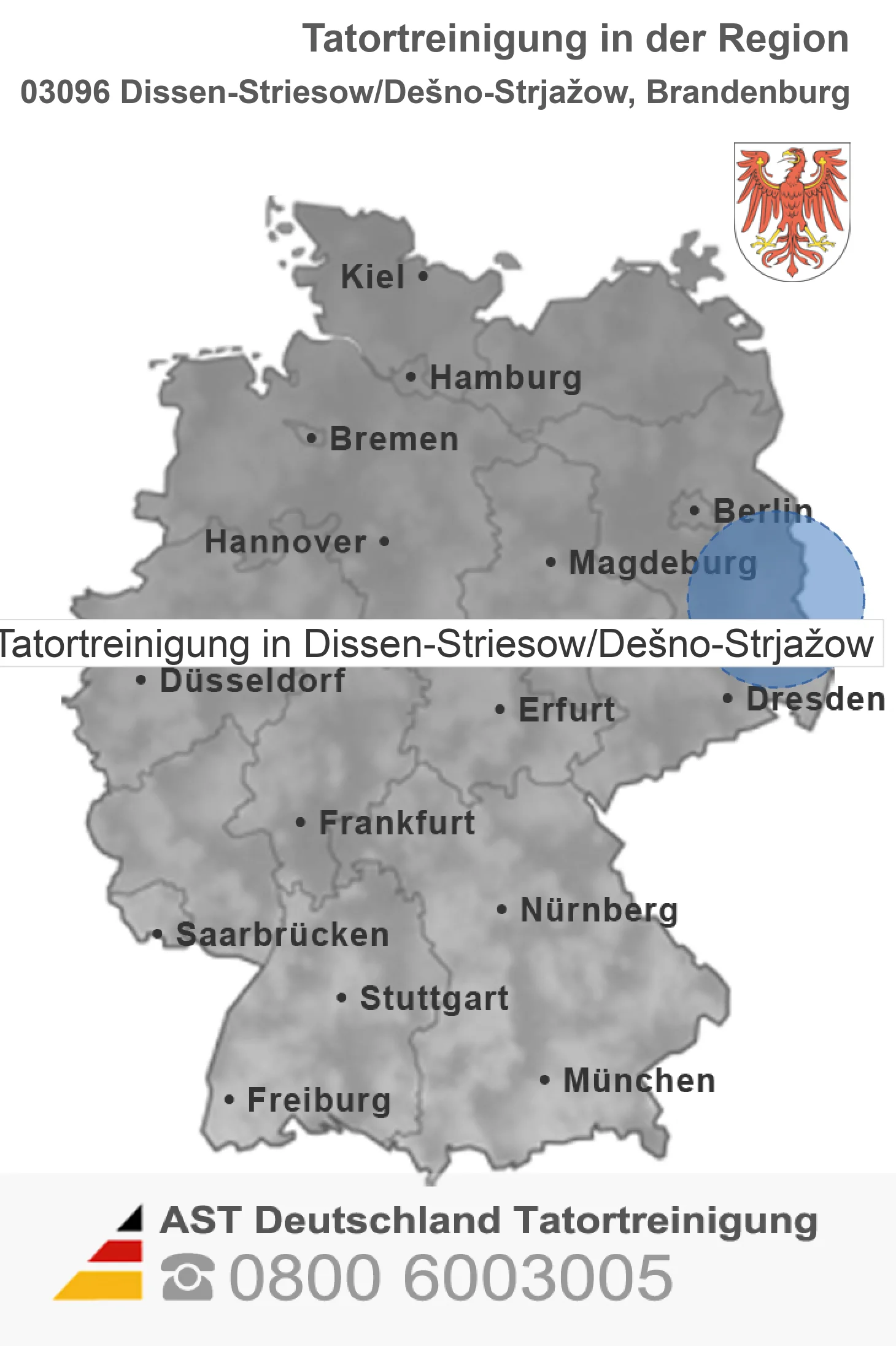 Tatortreinigung Dissen-Striesow/De&scaron;no-Strjažow
