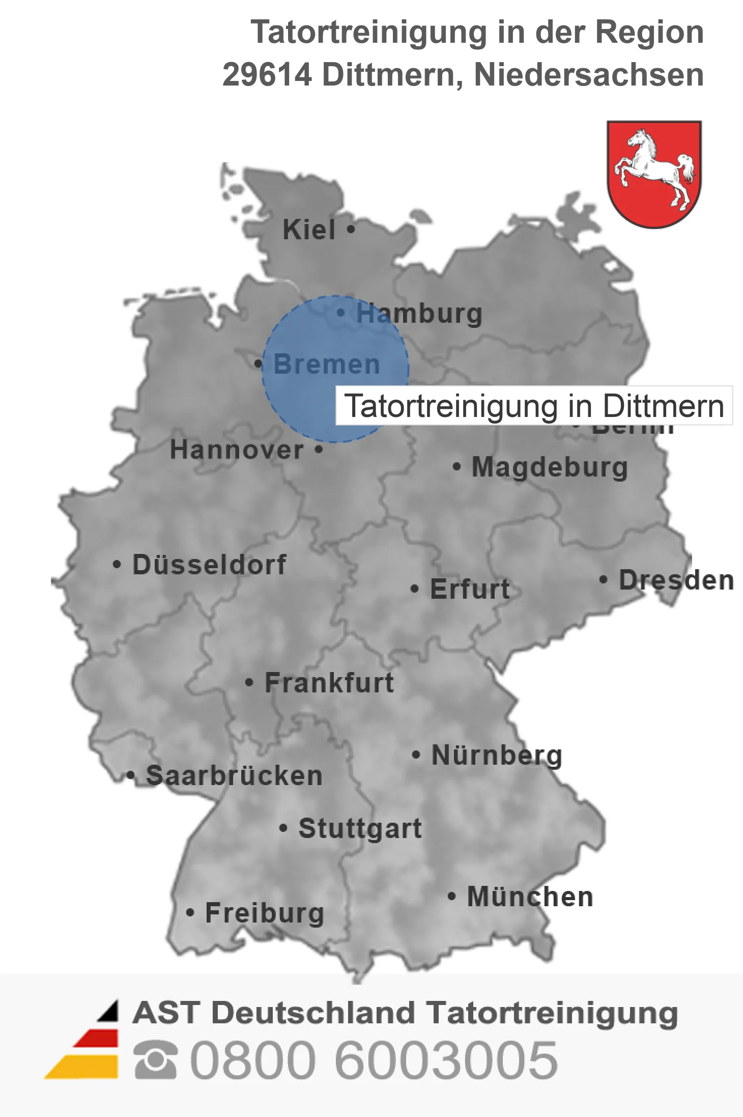 Tatortreinigung Dittmern
