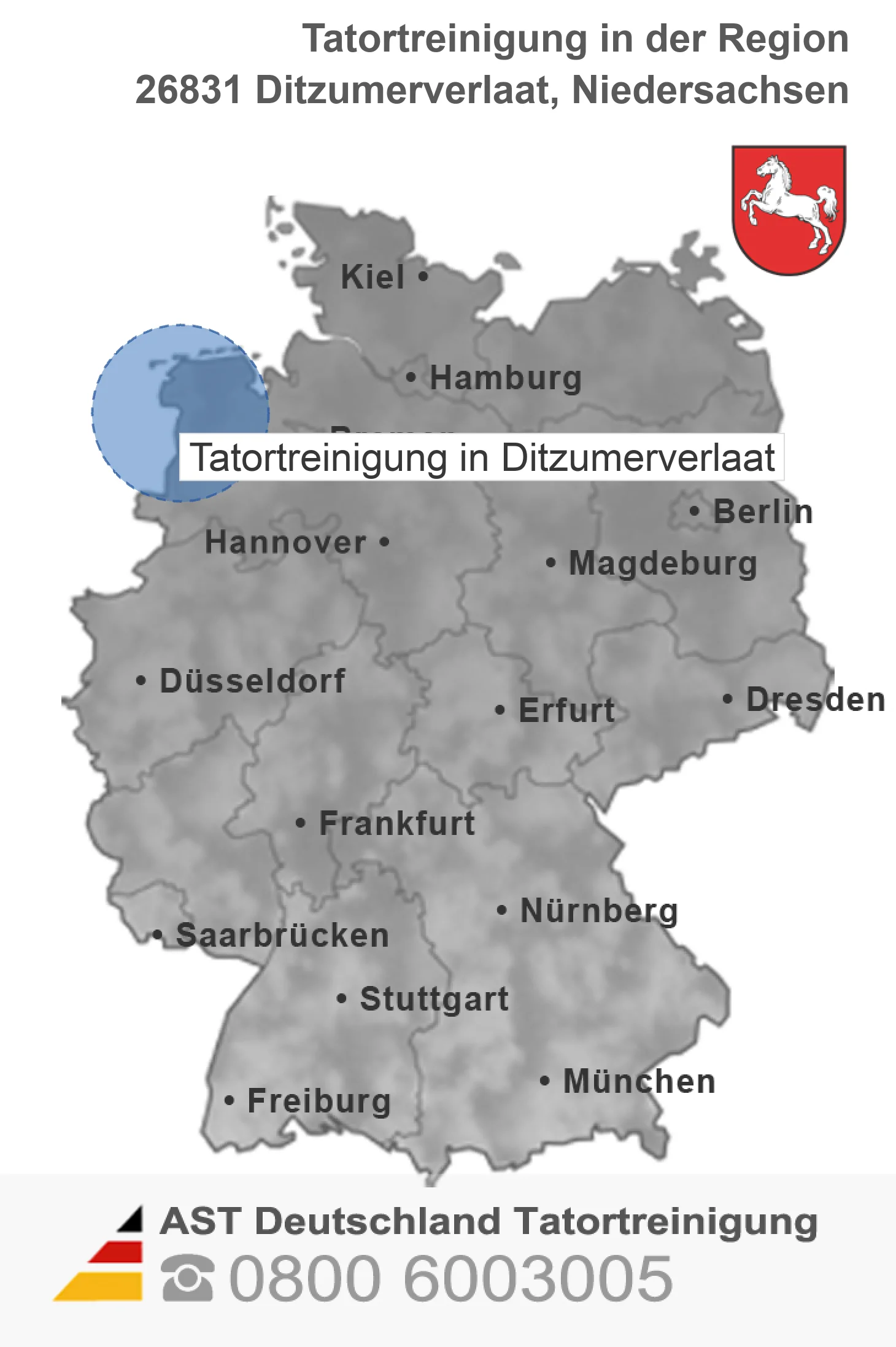 Tatortreinigung Ditzumerverlaat