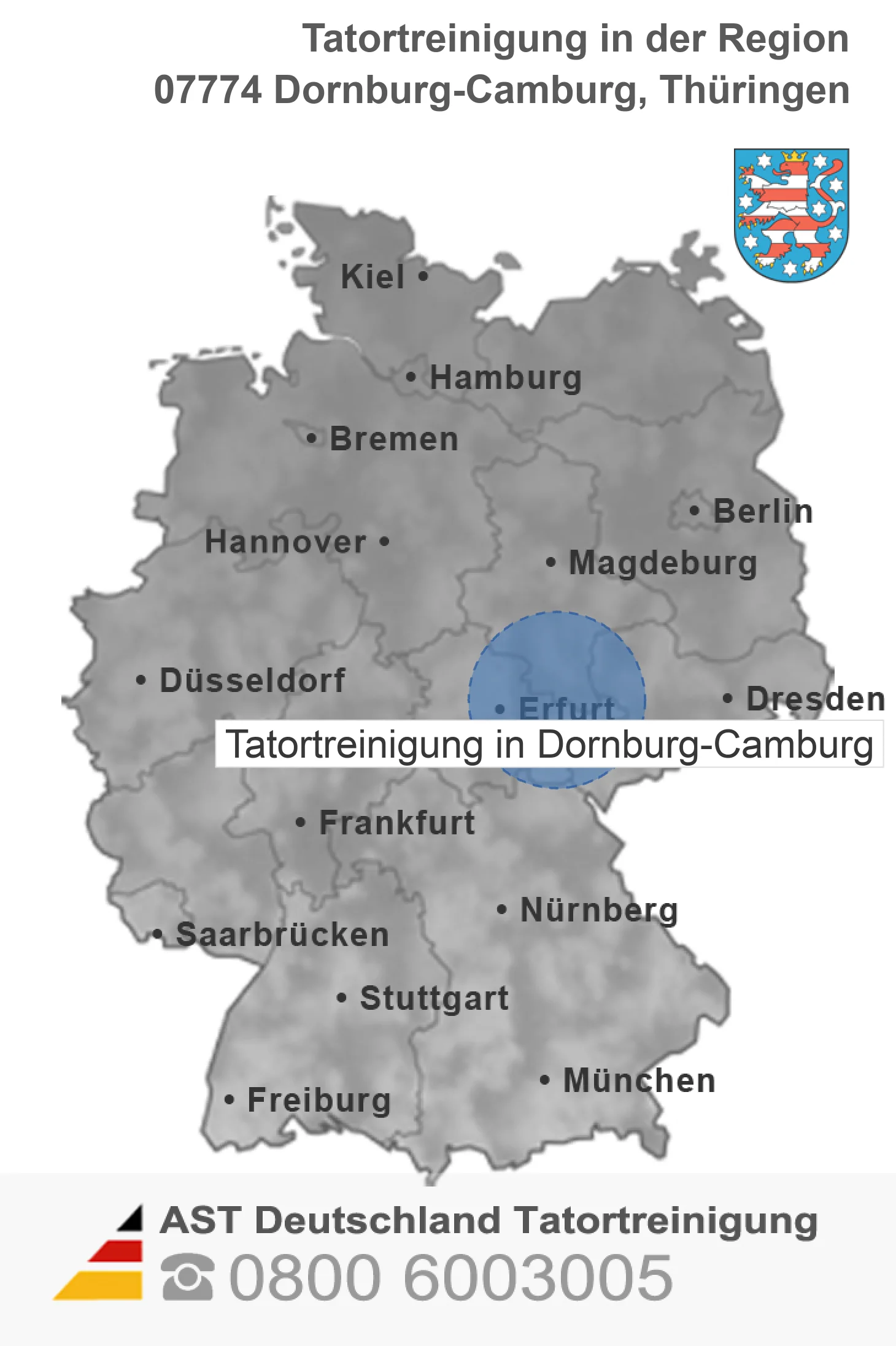 Tatortreinigung Dornburg-Camburg