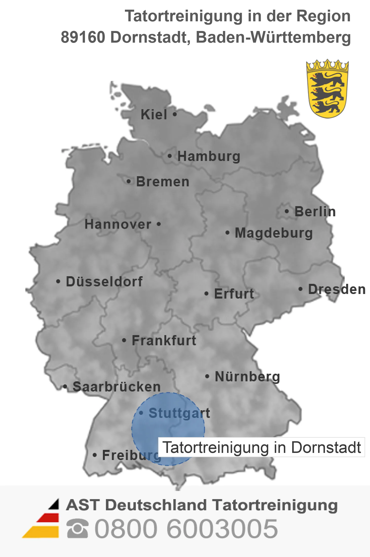 Tatortreinigung Dornstadt