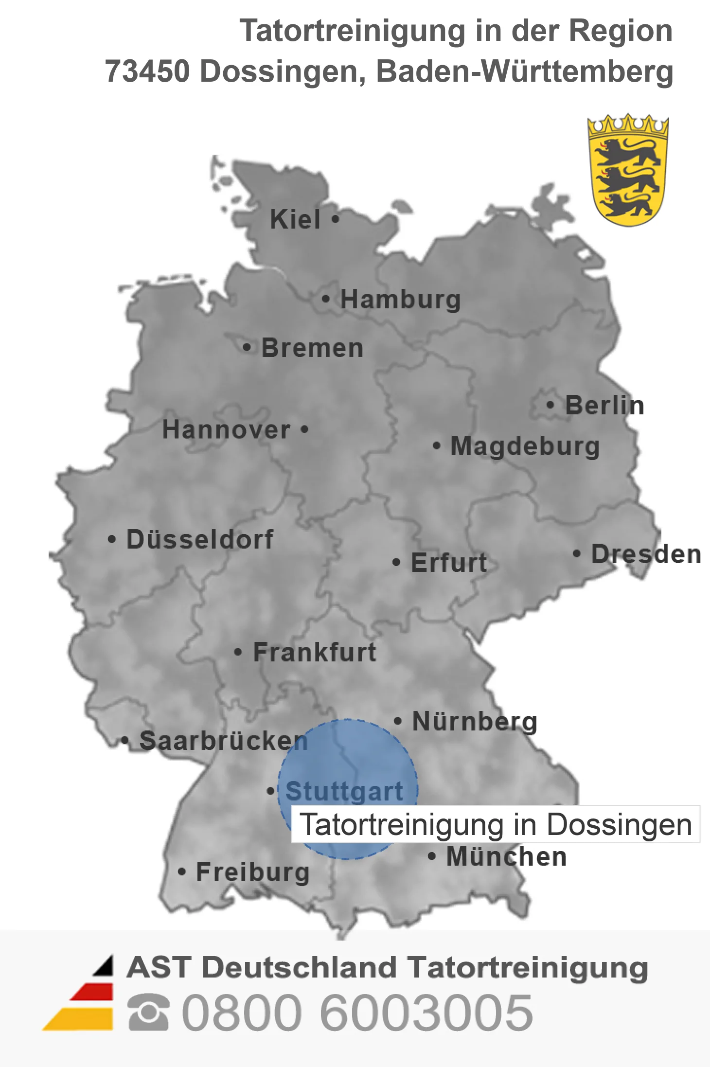 Tatortreinigung Dossingen