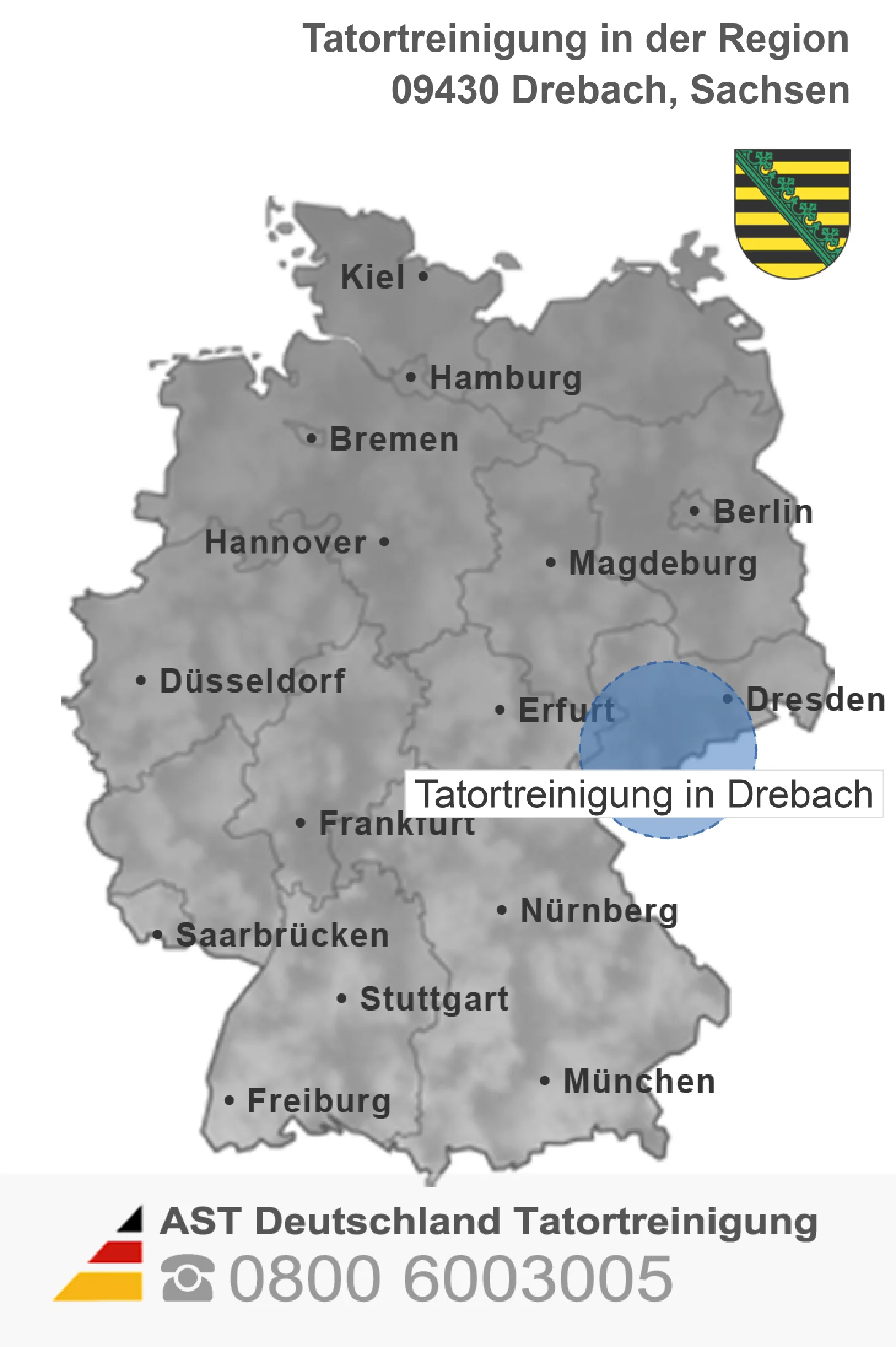 Tatortreinigung Drebach