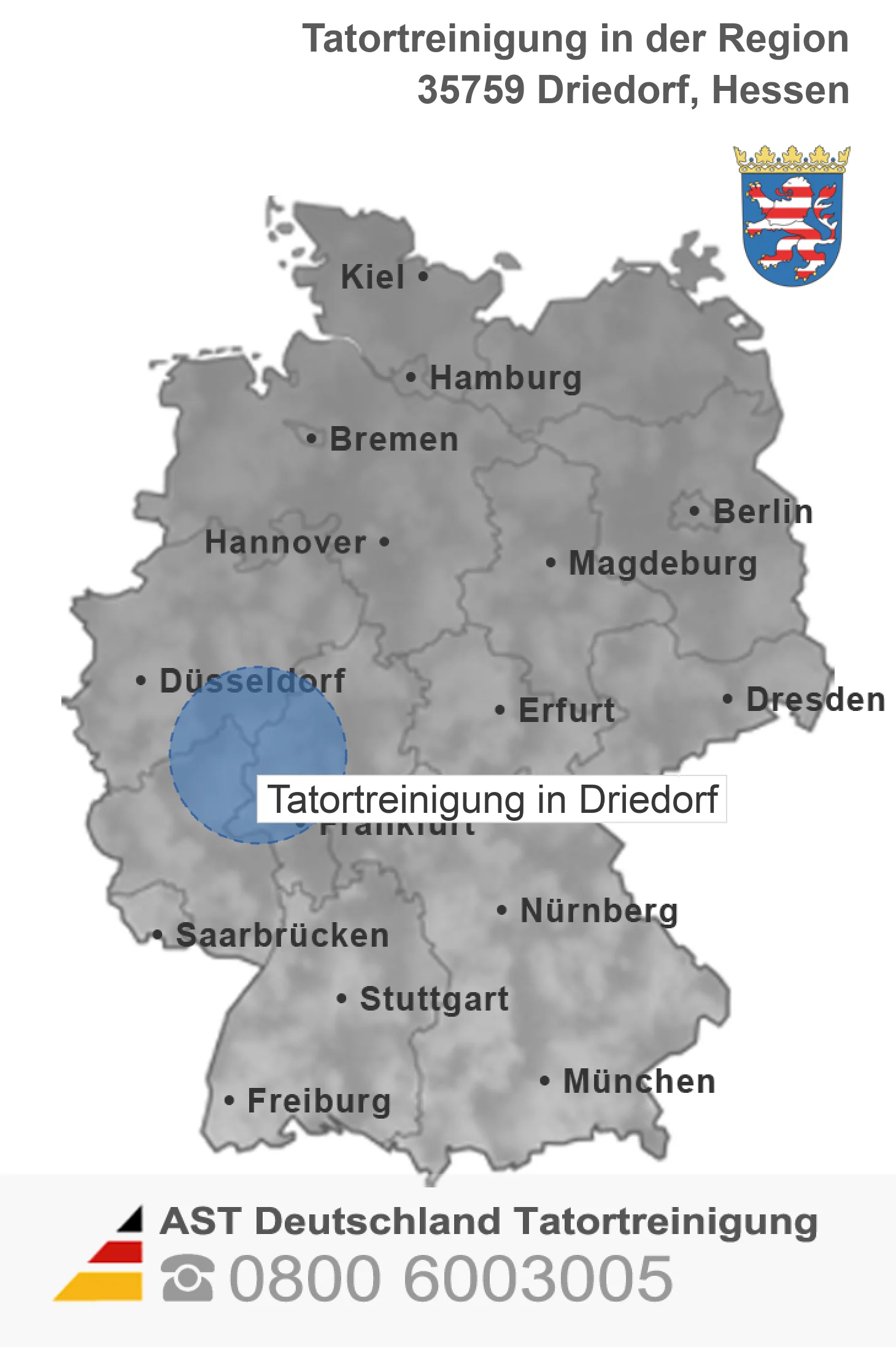 Tatortreinigung Driedorf