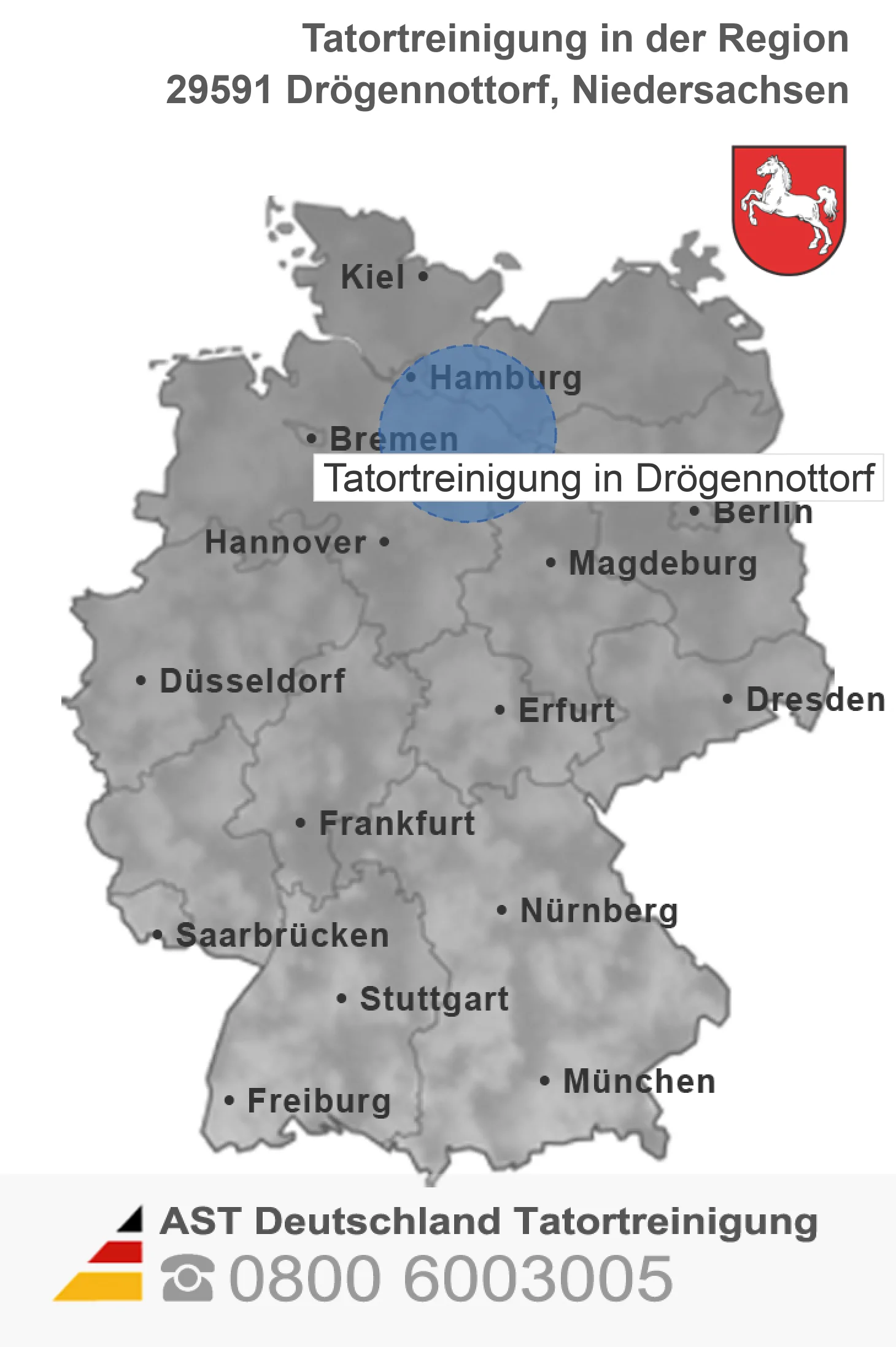 Tatortreinigung Dr&ouml;gennottorf
