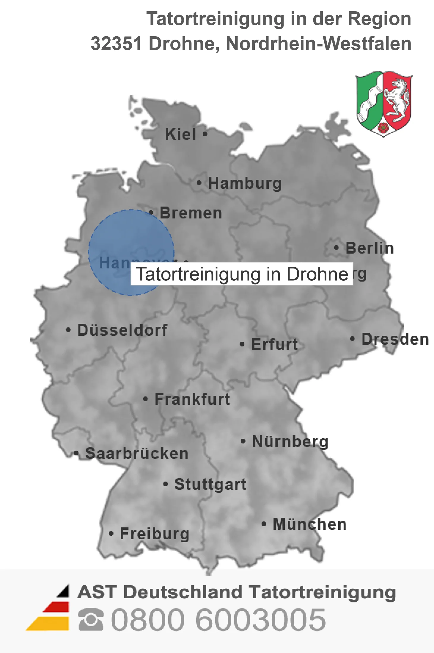 Tatortreinigung Drohne