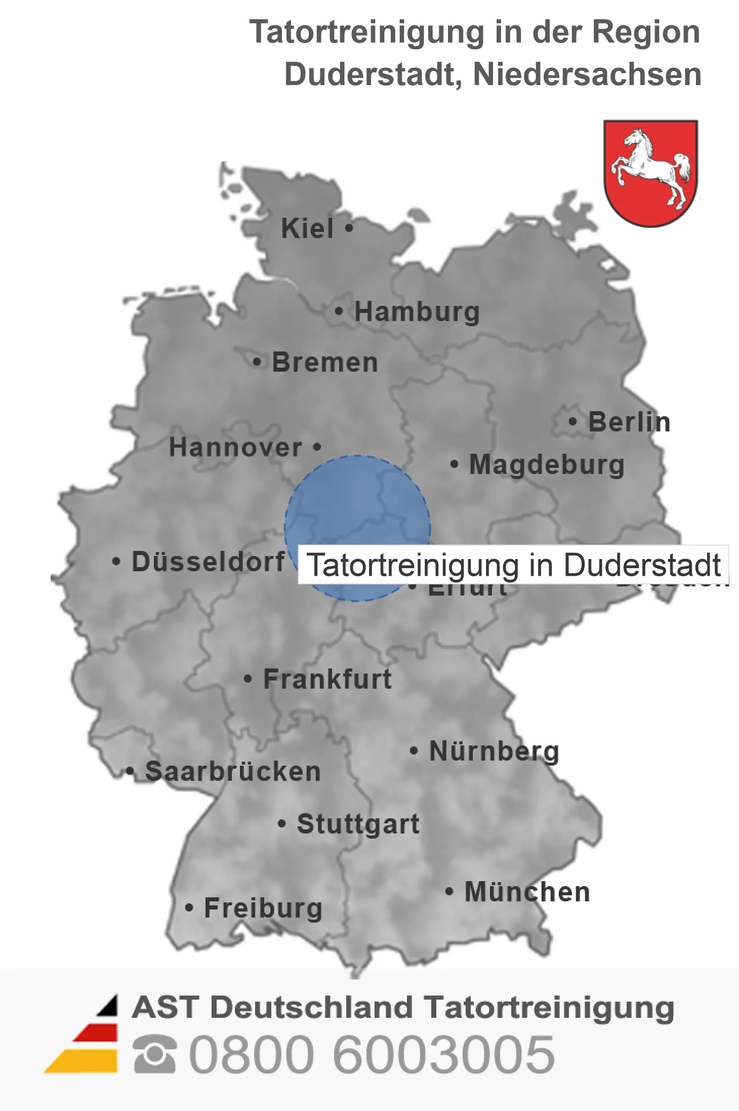 Tatortreinigung Duderstadt