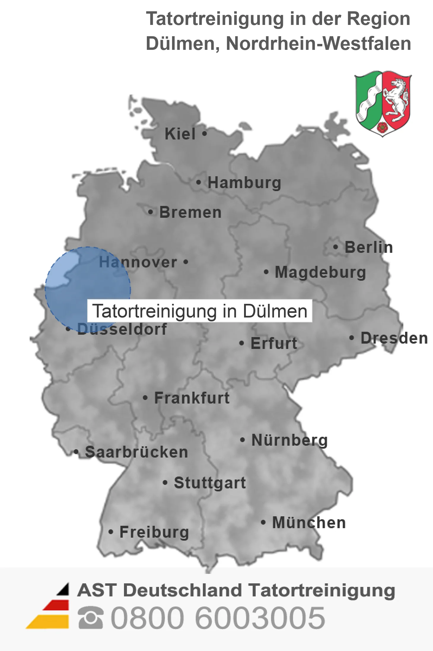 Leichenfundortreinigung D&uuml;lmen