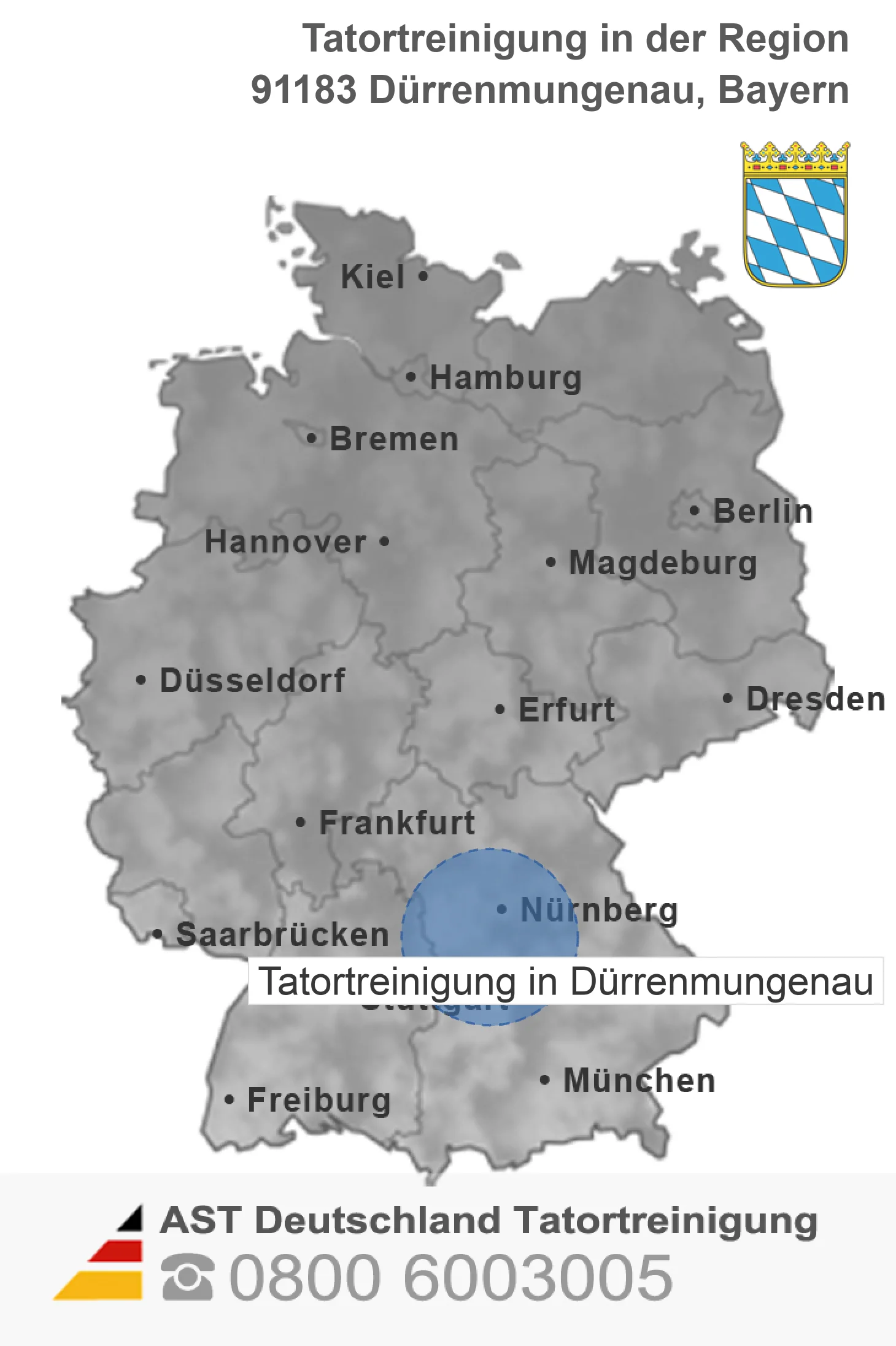 Tatortreinigung D&uuml;rrenmungenau