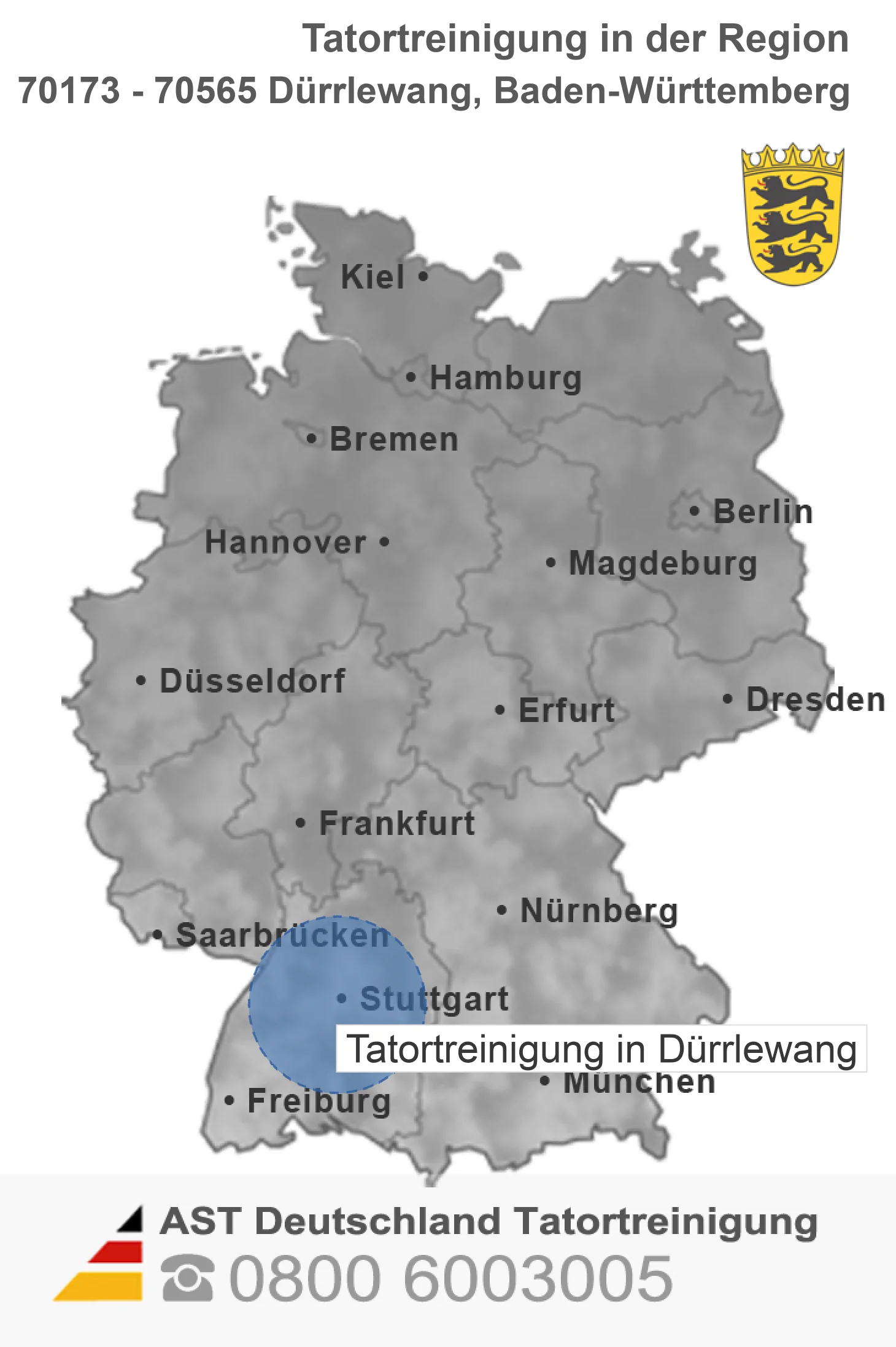 Tatortreinigung D&uuml;rrlewang