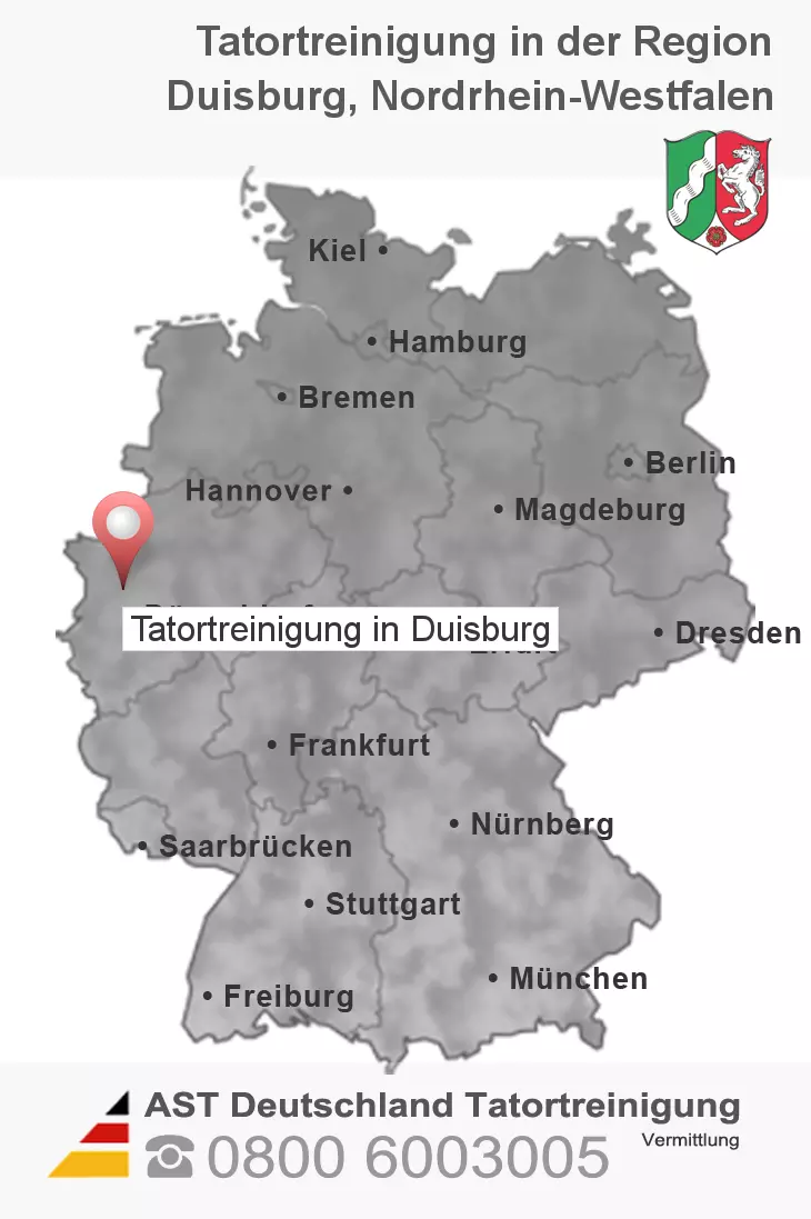 Leichenfundortreinigung Duisburg