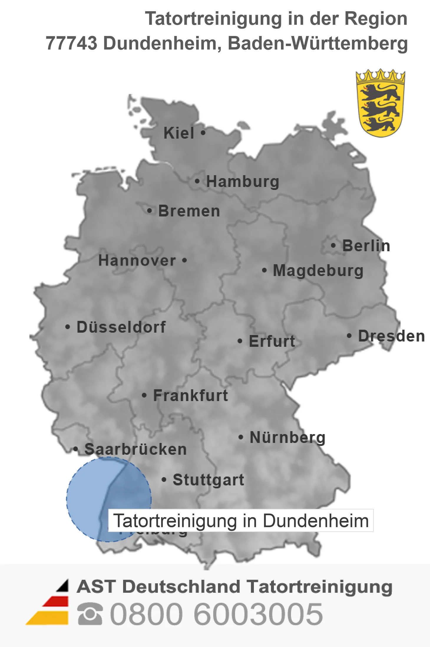 Tatortreinigung Dundenheim