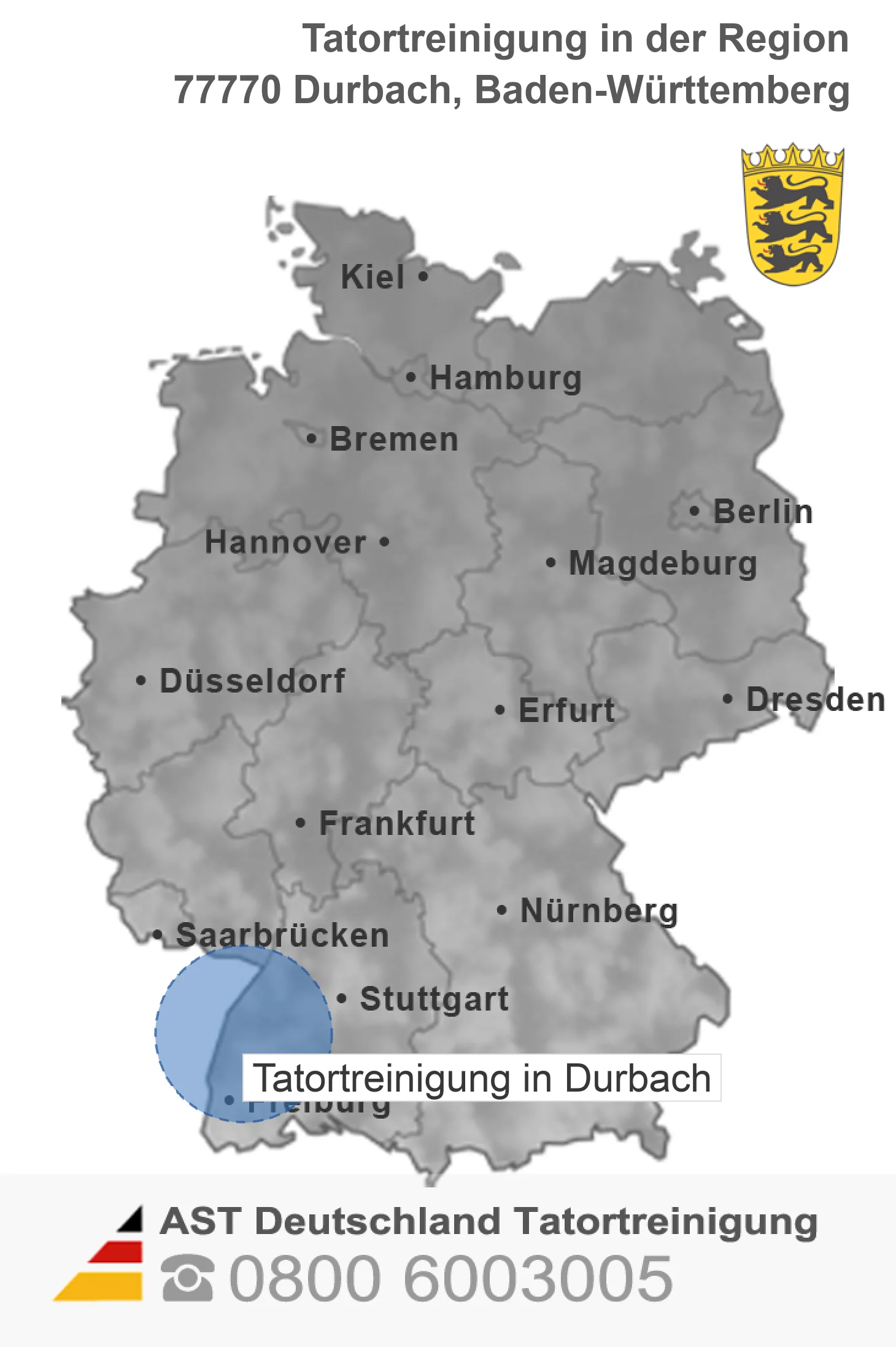 Tatortreinigung Durbach