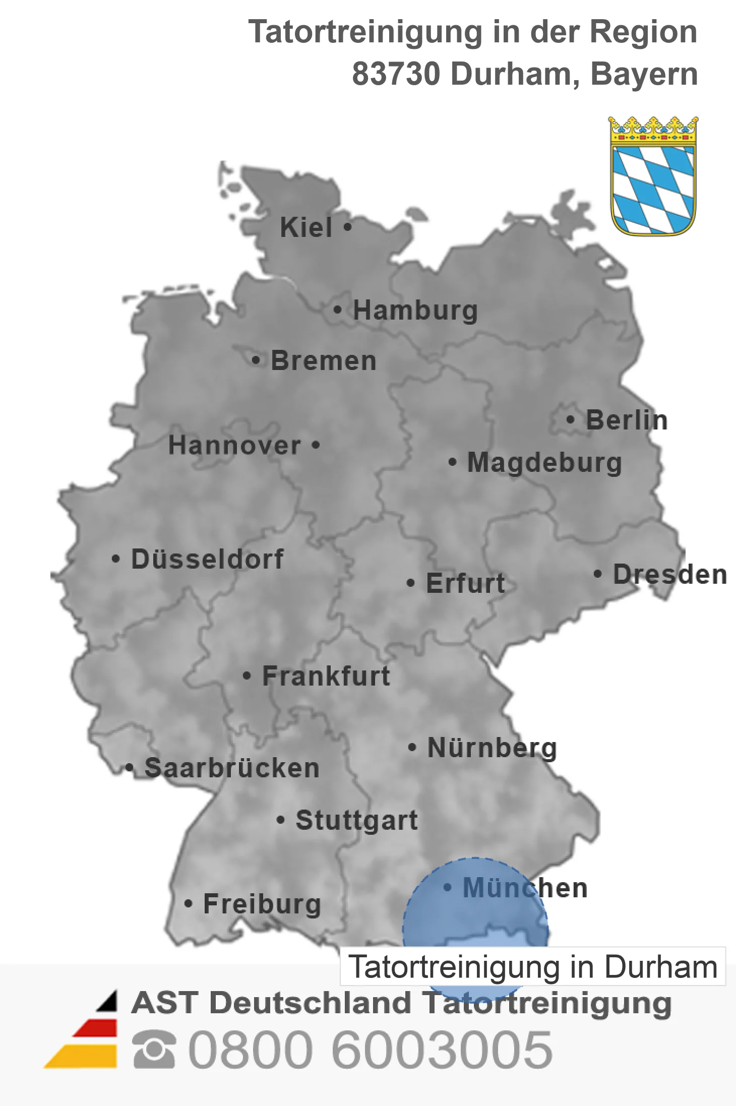 Tatortreinigung Durham