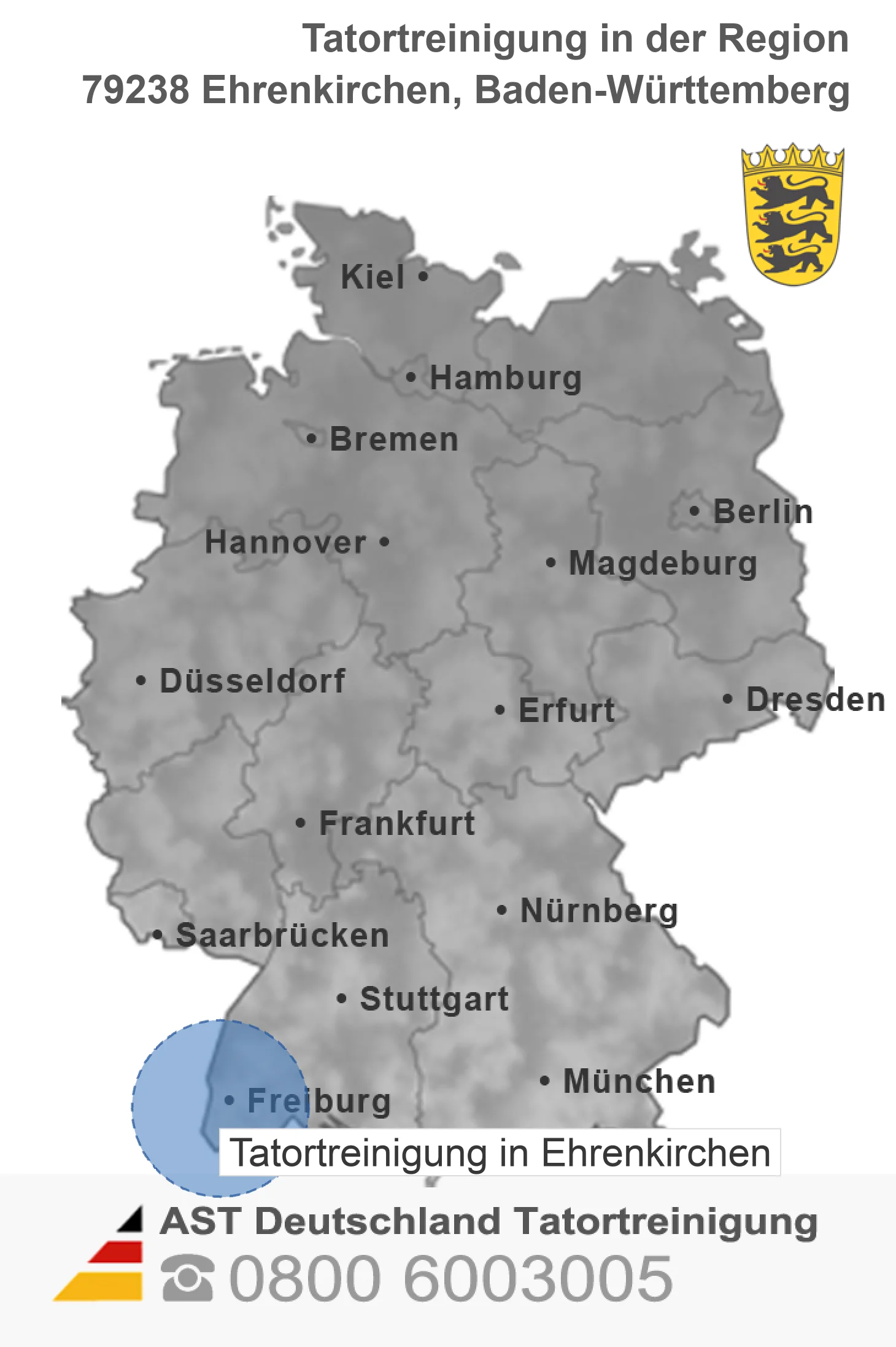 Tatortreinigung Ehrenkirchen