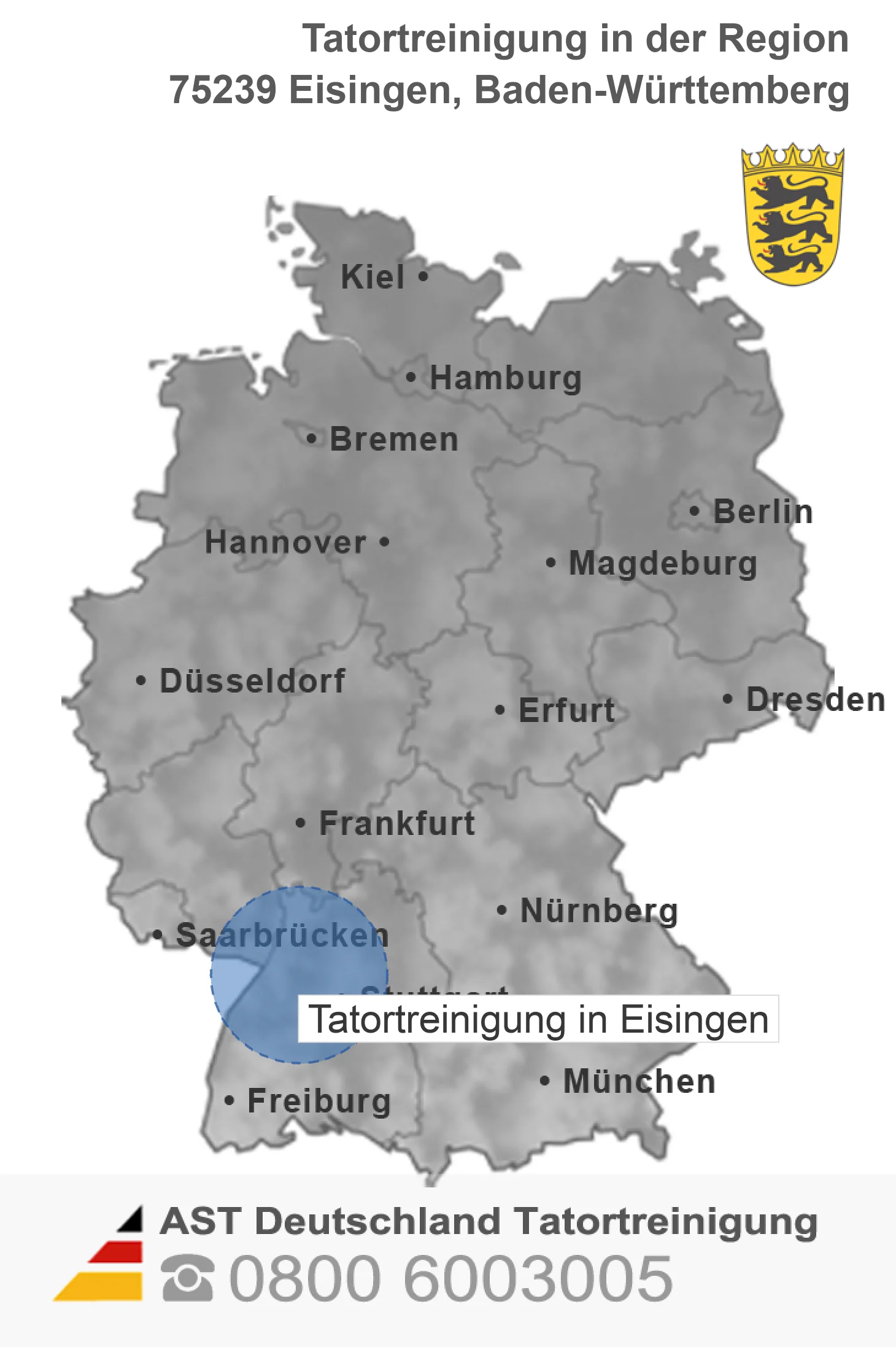 Tatortreinigung Eisingen