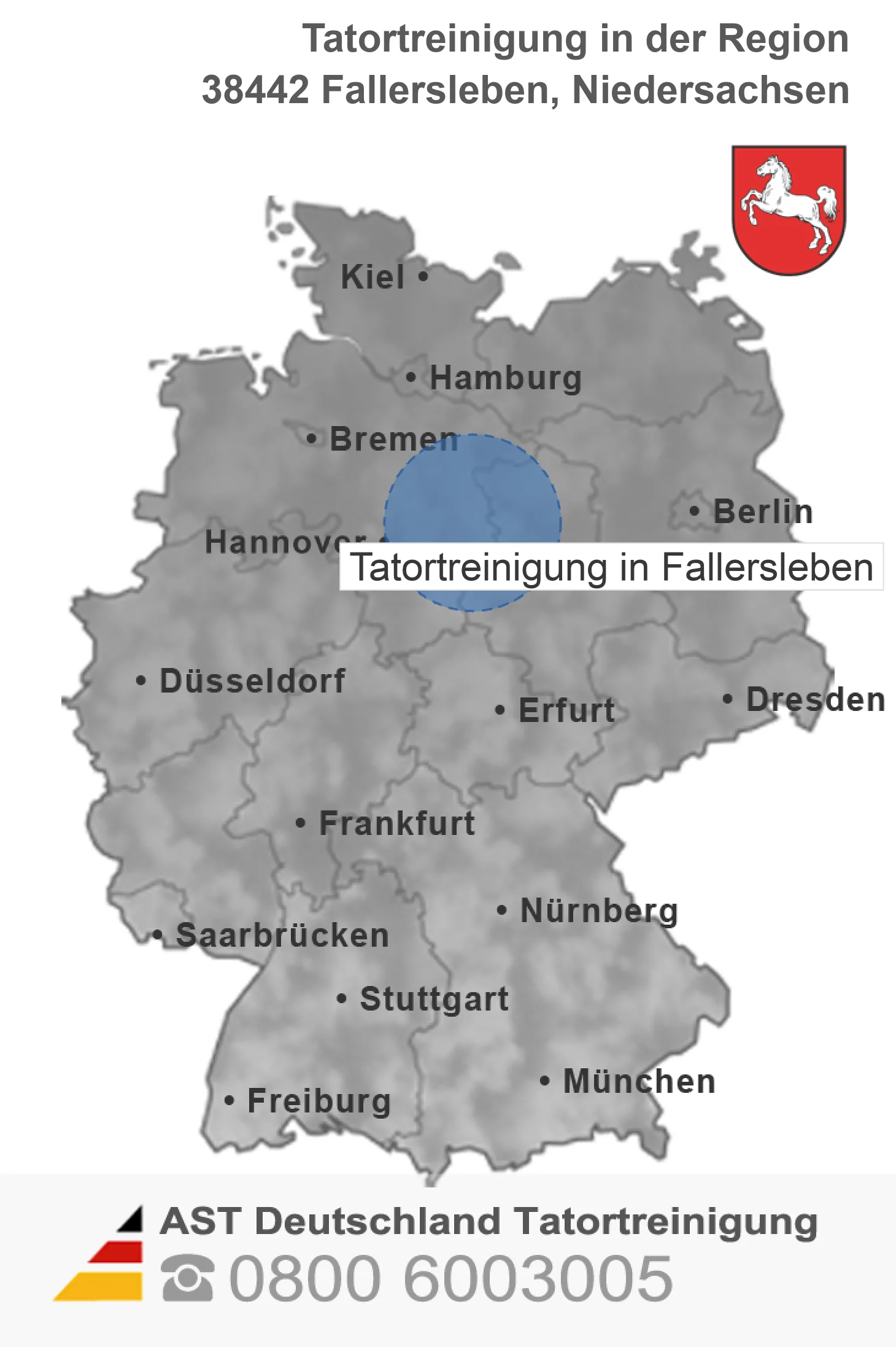 Leichenfundortreinigung Fallersleben