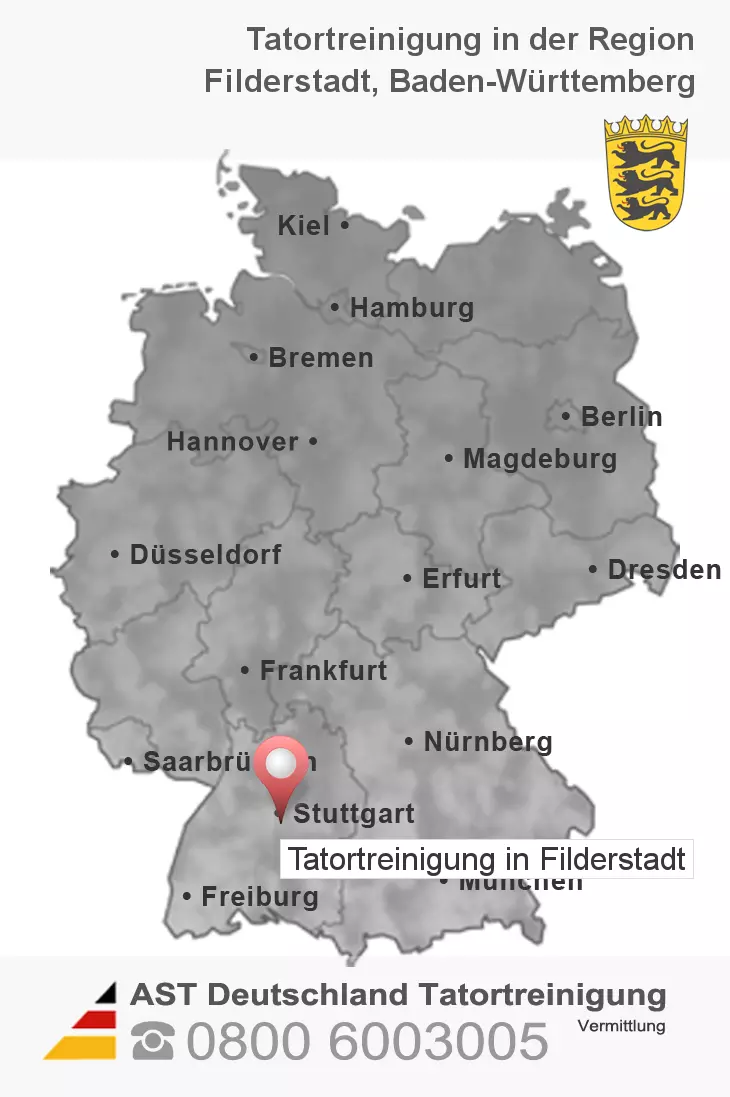 Tatortreinigung Filderstadt