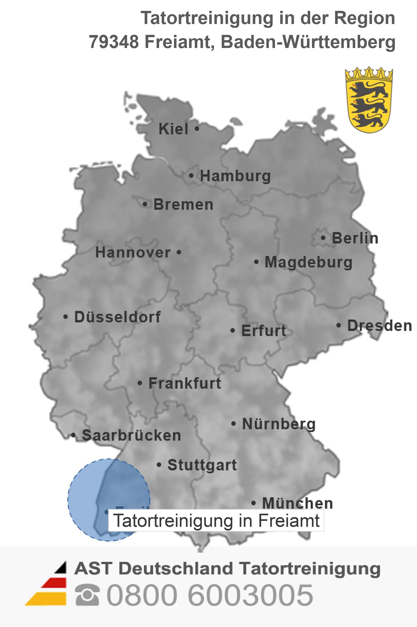 Tatortreinigung Freiamt