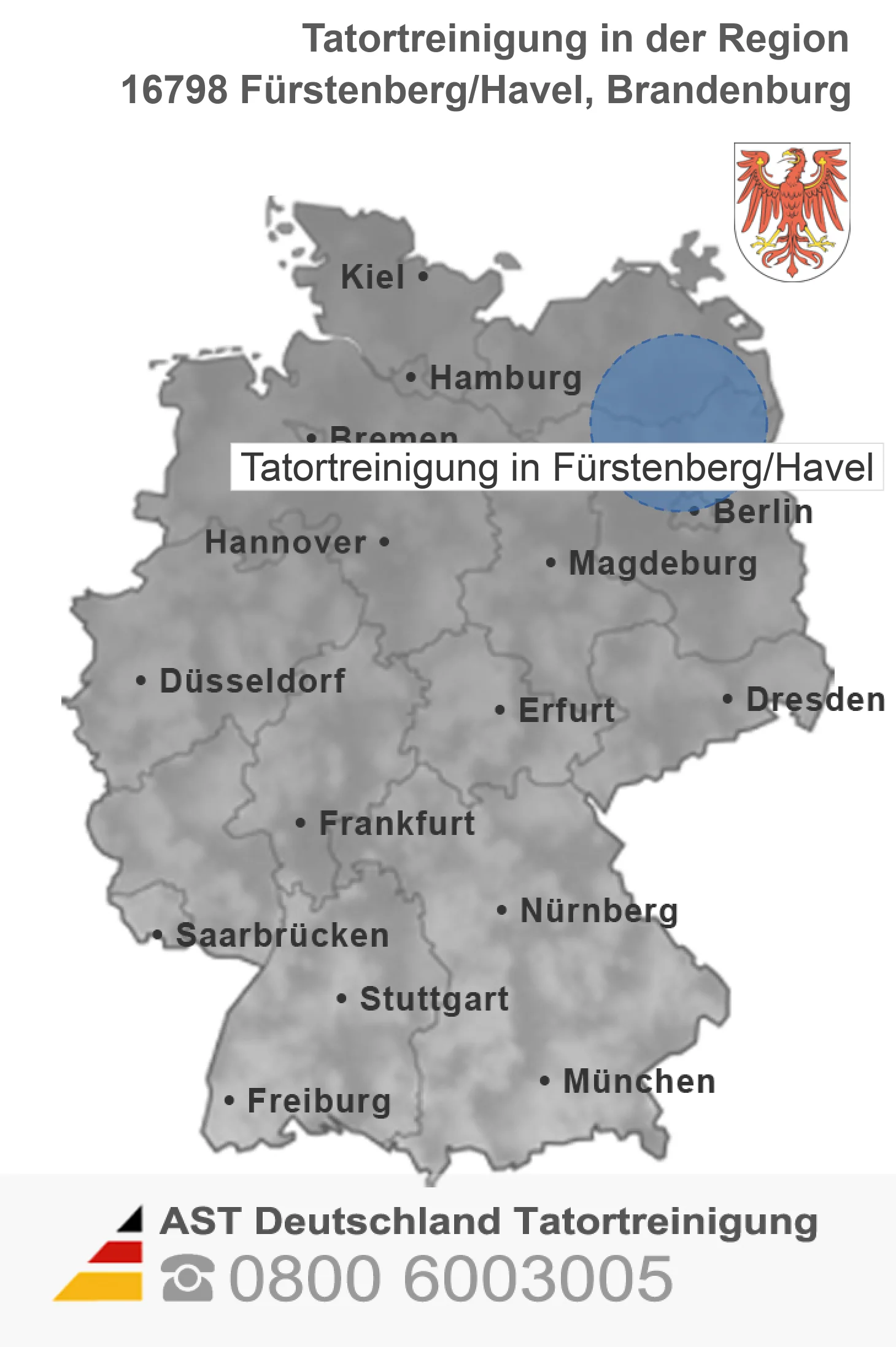 Tatortreinigung F&uuml;rstenberg/Havel
