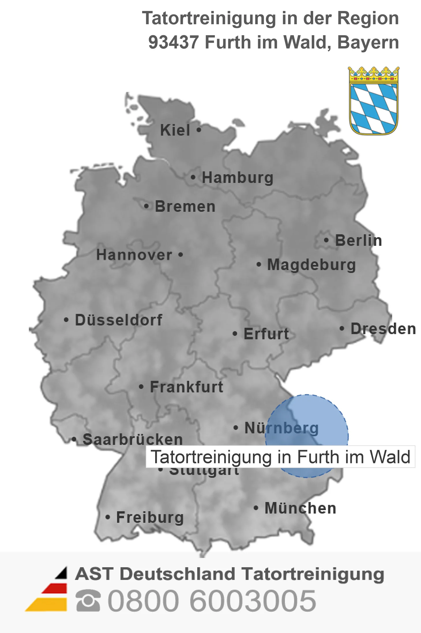 Tatortreinigung Furth im Wald