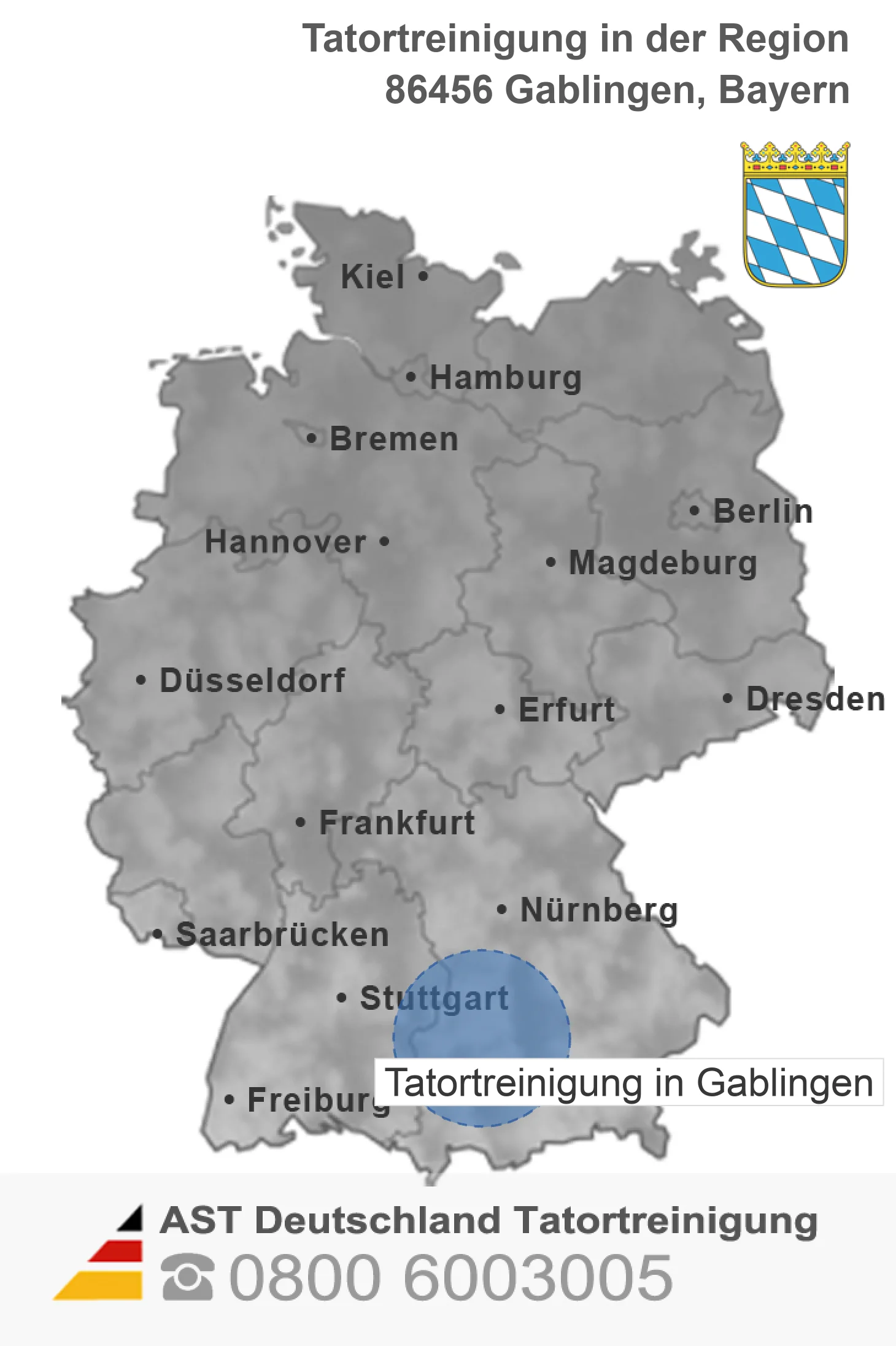 Tatortreinigung Gablingen
