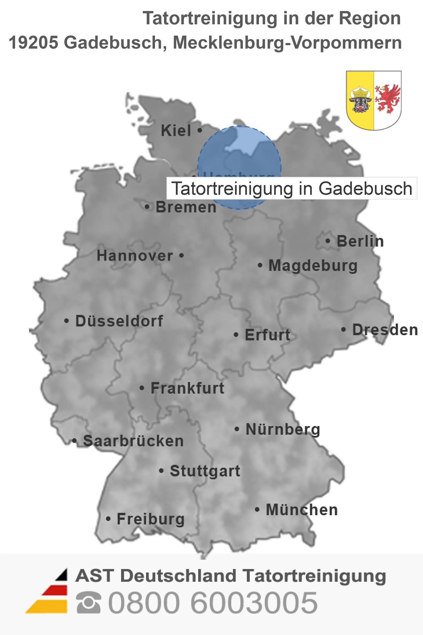 Tatortreinigung Gadebusch