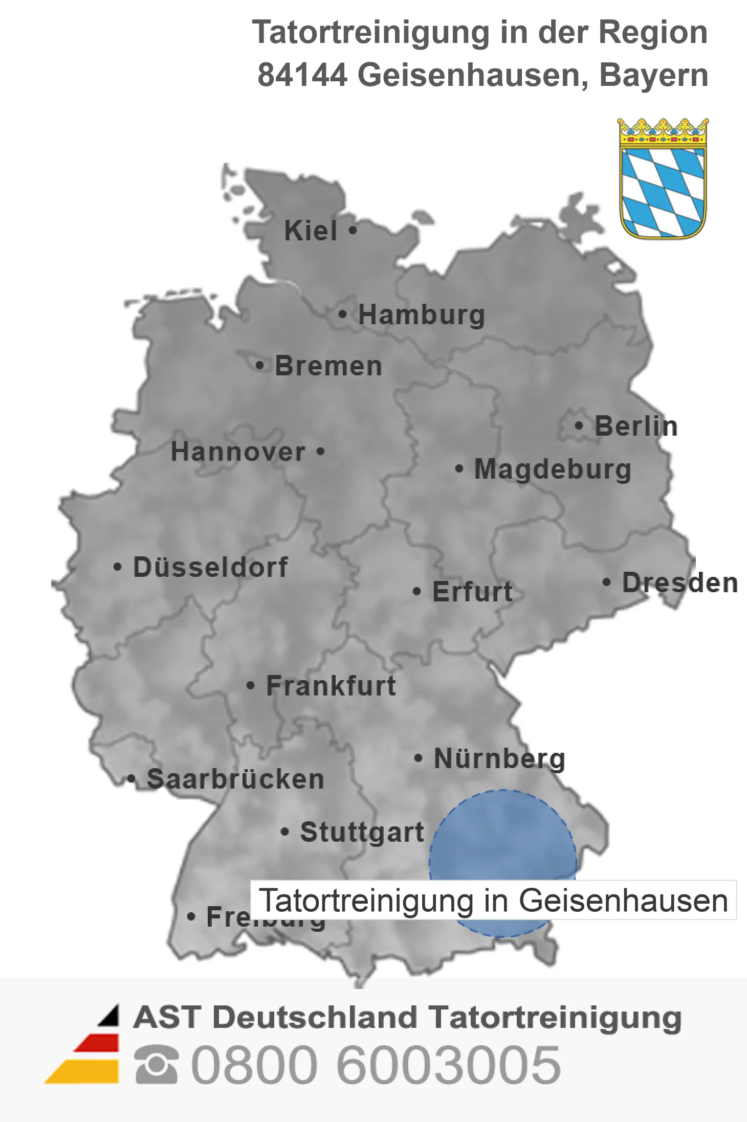 Tatortreinigung Geisenhausen