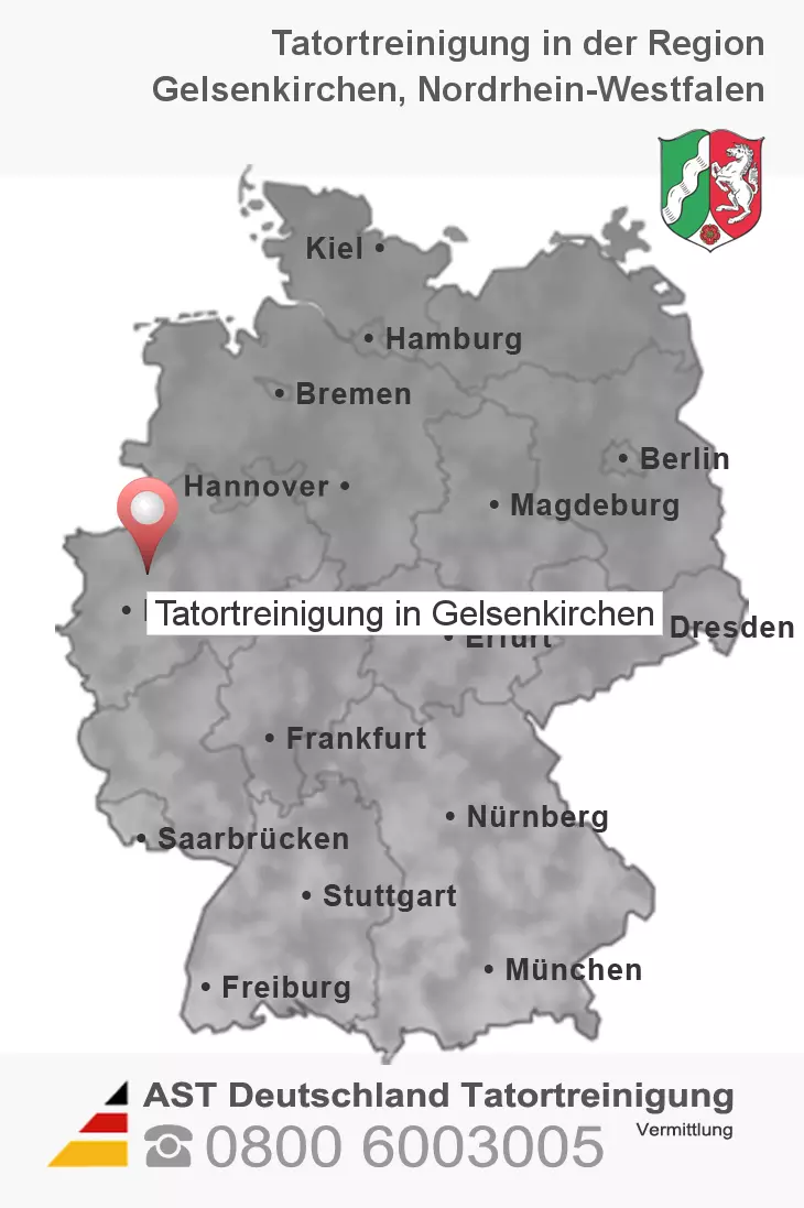 Leichenfundortreinigung Gelsenkirchen