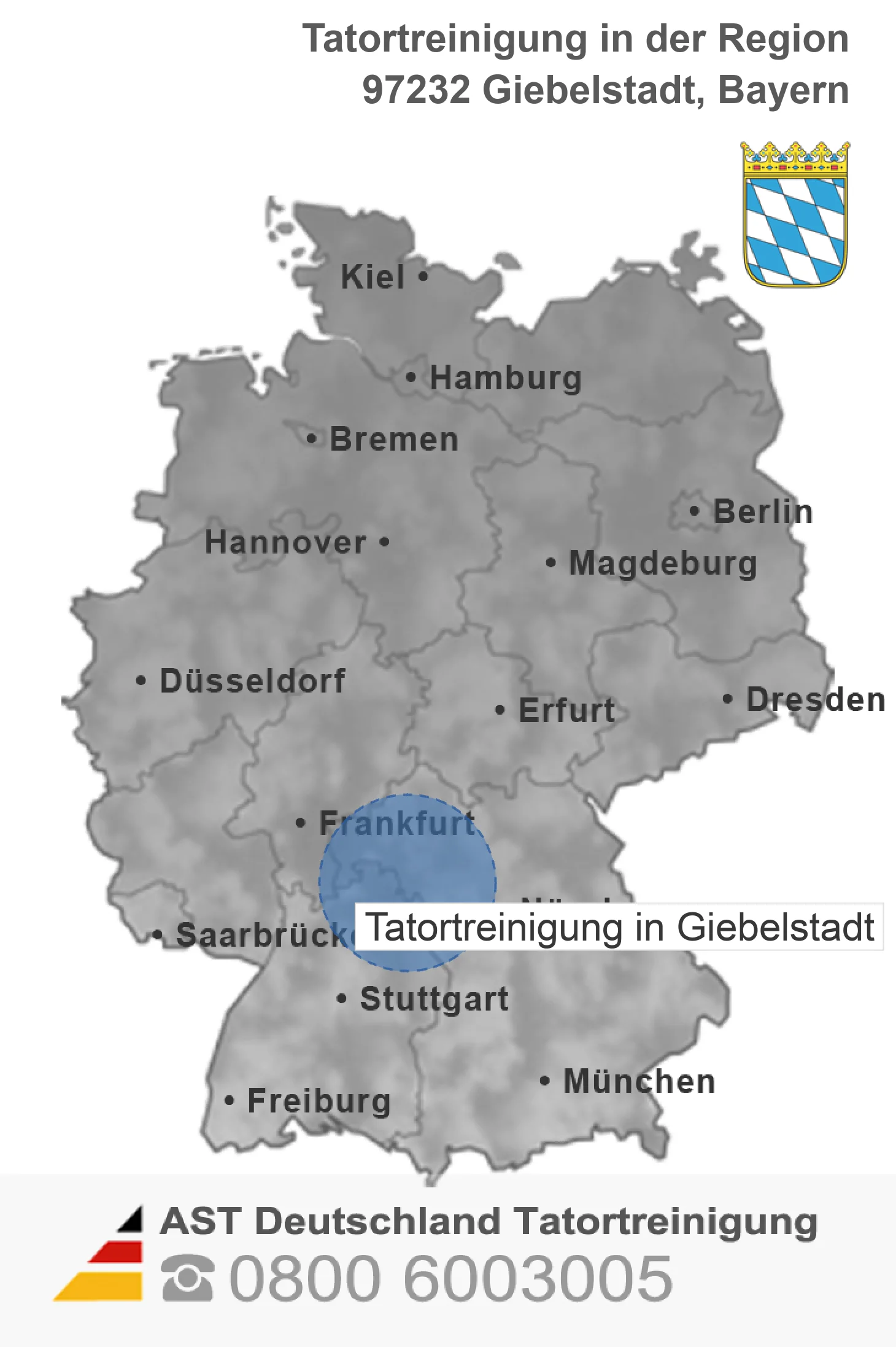 Tatortreinigung Giebelstadt