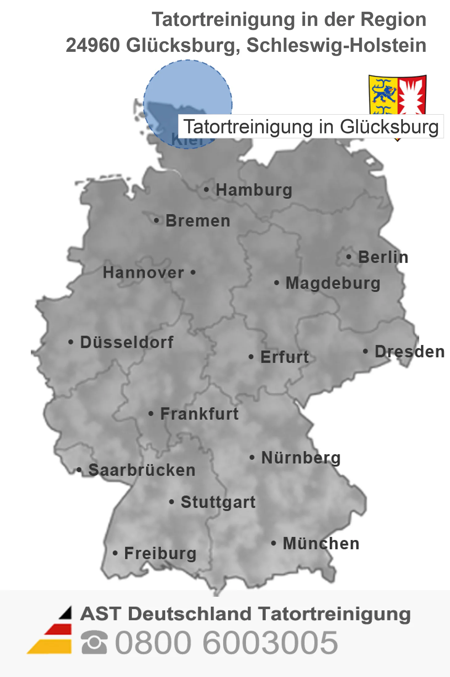Tatortreinigung Gl&uuml;cksburg