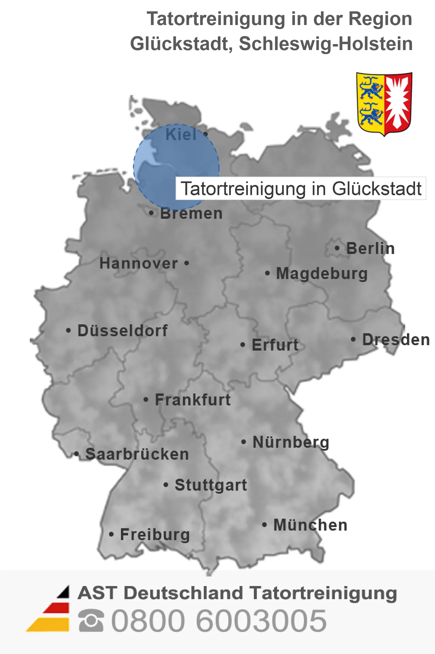 Tatortreinigung Gl&uuml;ckstadt