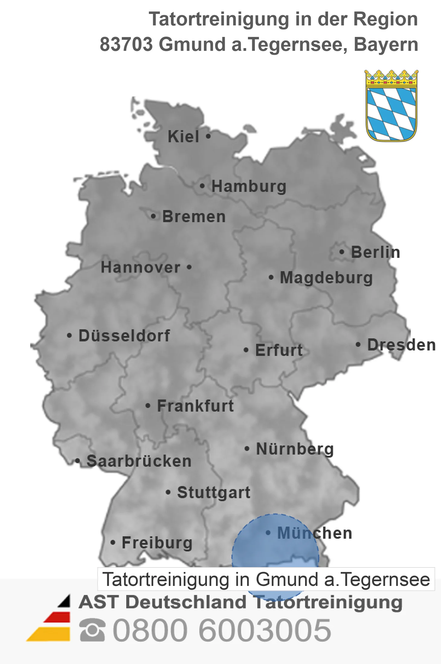 Tatortreinigung Gmund a.Tegernsee