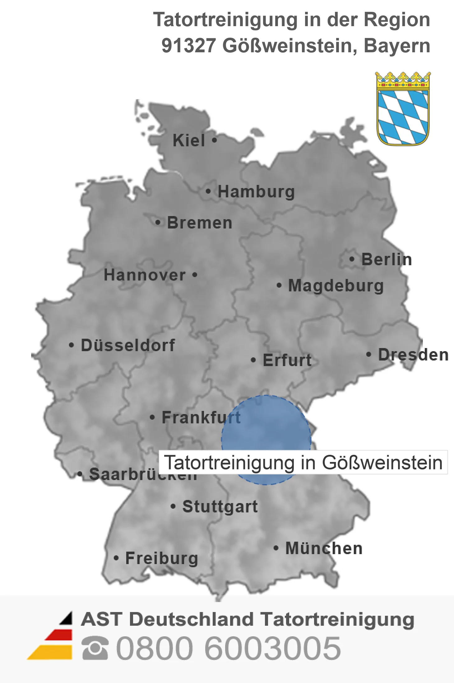 Tatortreinigung G&ouml;&szlig;weinstein