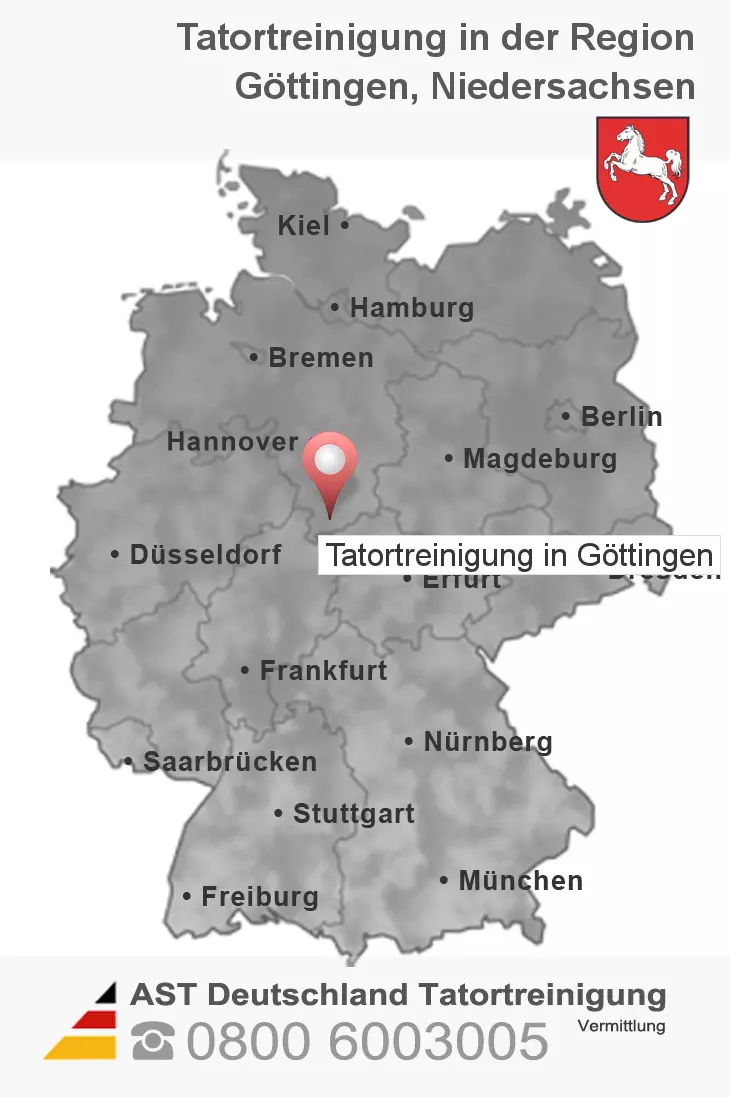 Leichenfundortreinigung Göttingen
