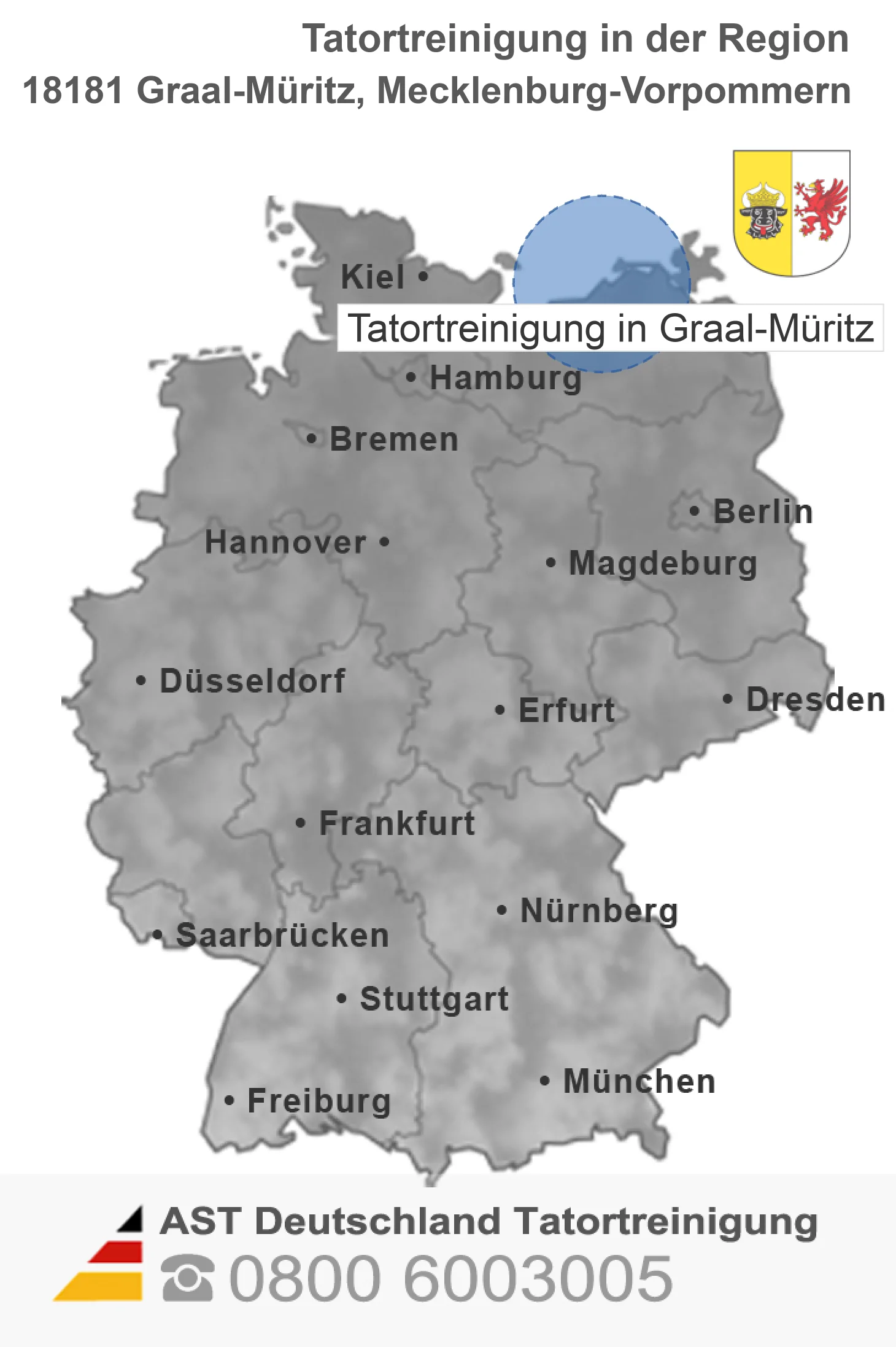 Tatortreinigung Graal-M&uuml;ritz