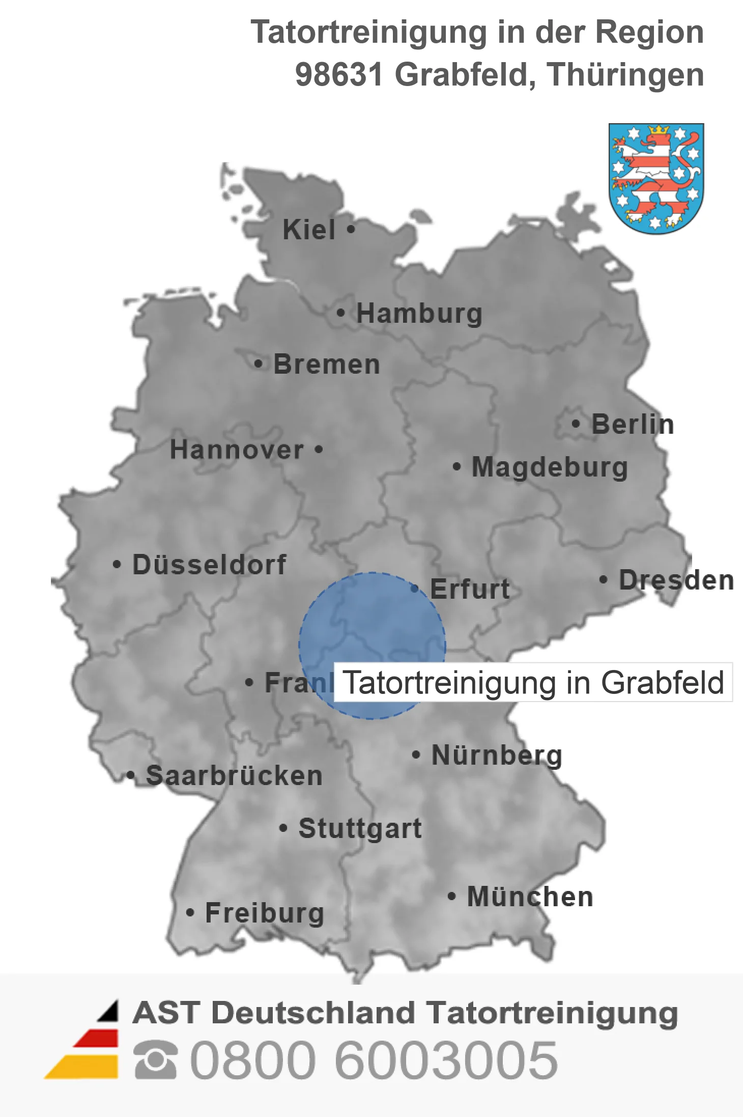 Tatortreinigung Grabfeld