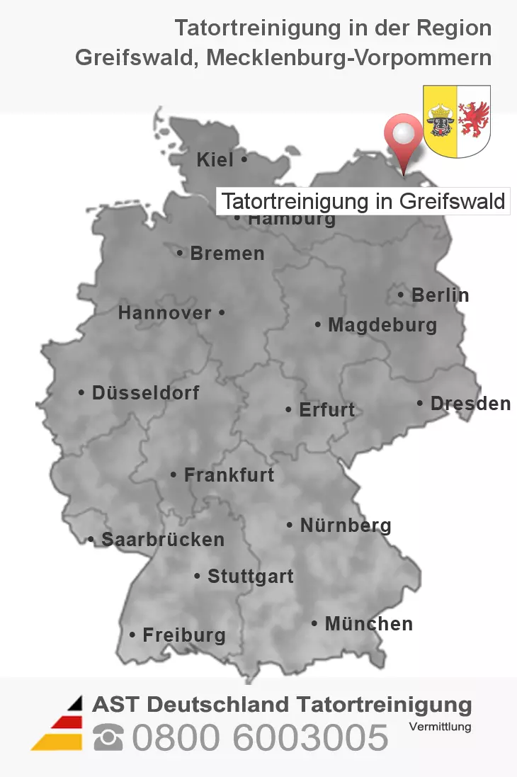 Leichenfundortreinigung Greifswald