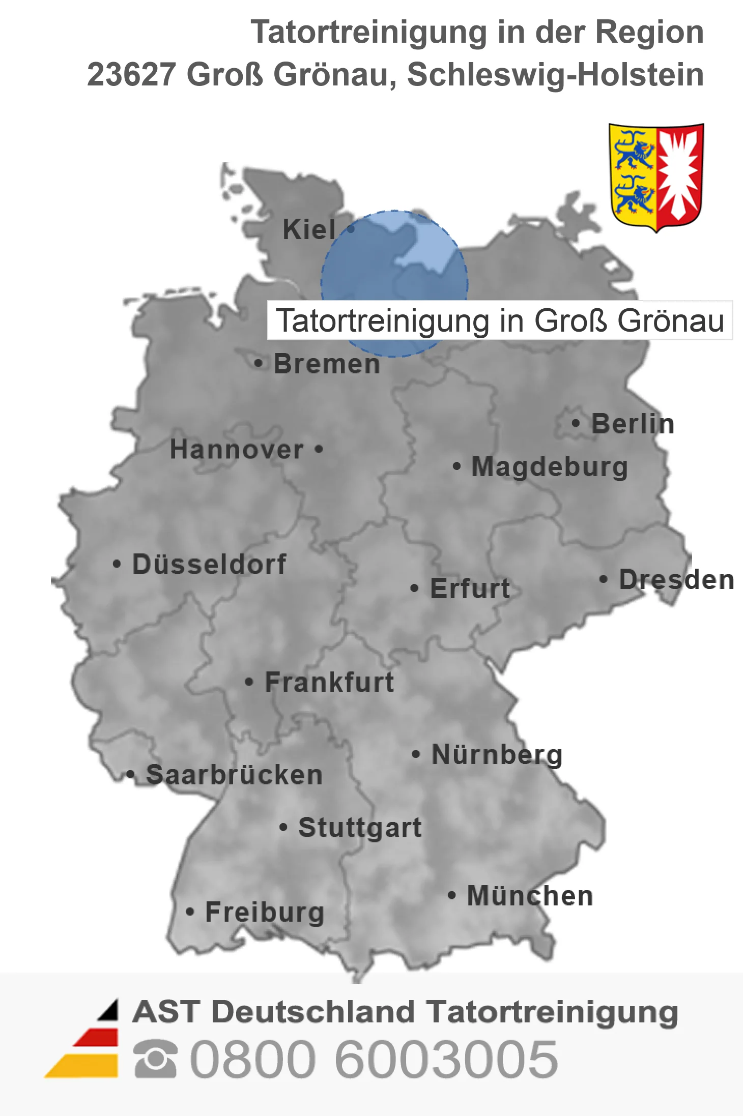 Tatortreinigung Gro&szlig; Gr&ouml;nau
