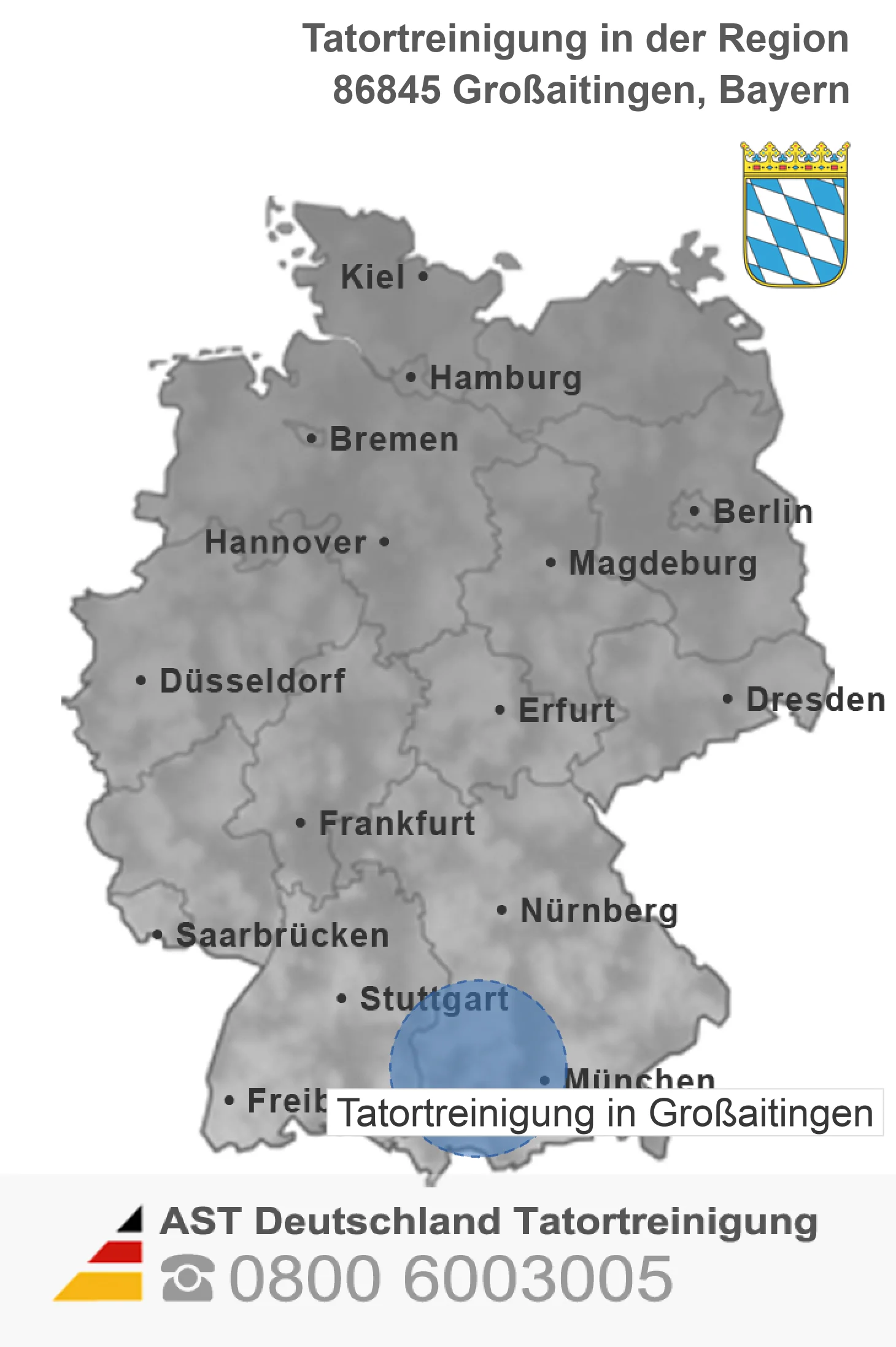 Tatortreinigung Gro&szlig;aitingen
