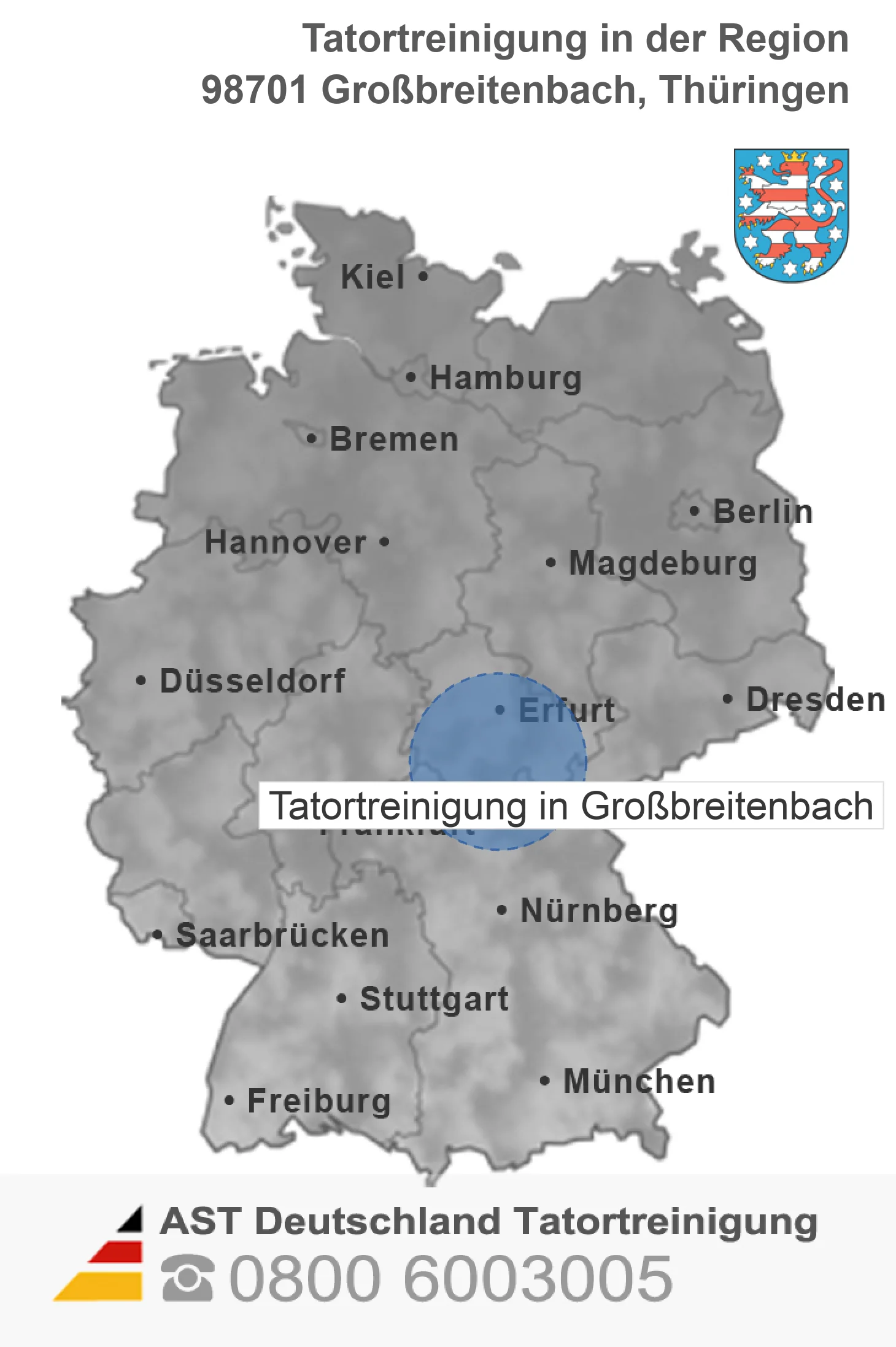 Tatortreinigung Gro&szlig;breitenbach