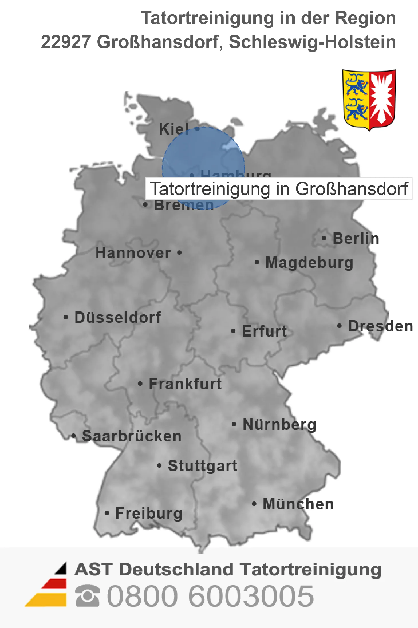 Tatortreinigung Gro&szlig;hansdorf