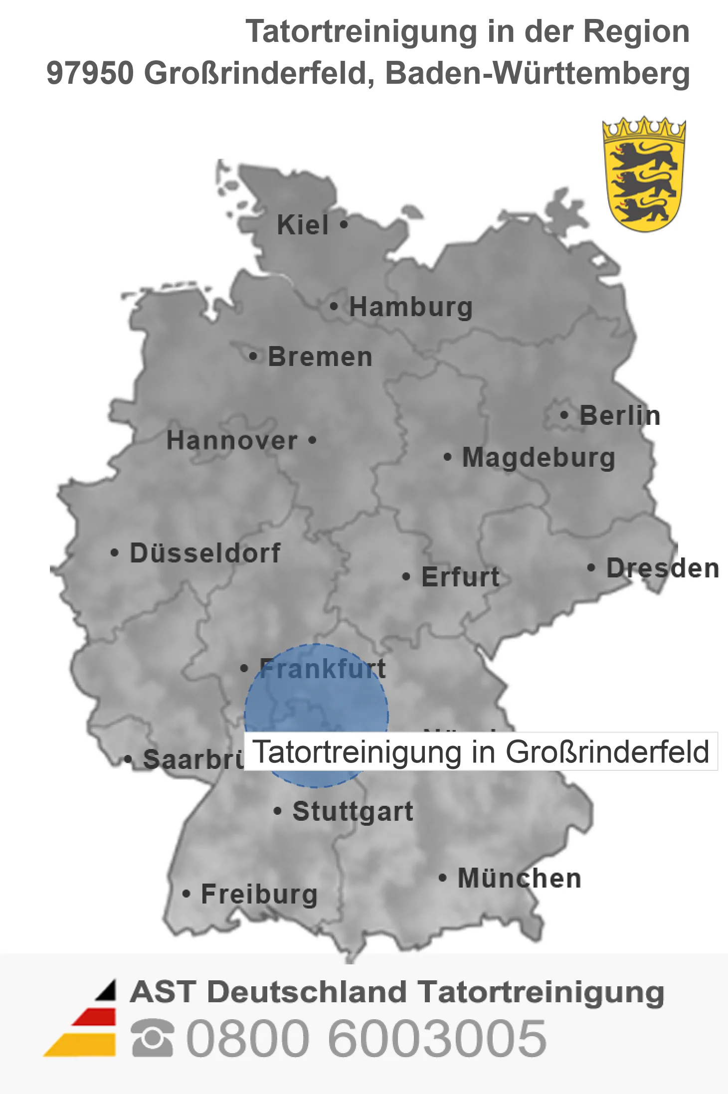 Tatortreinigung Gro&szlig;rinderfeld