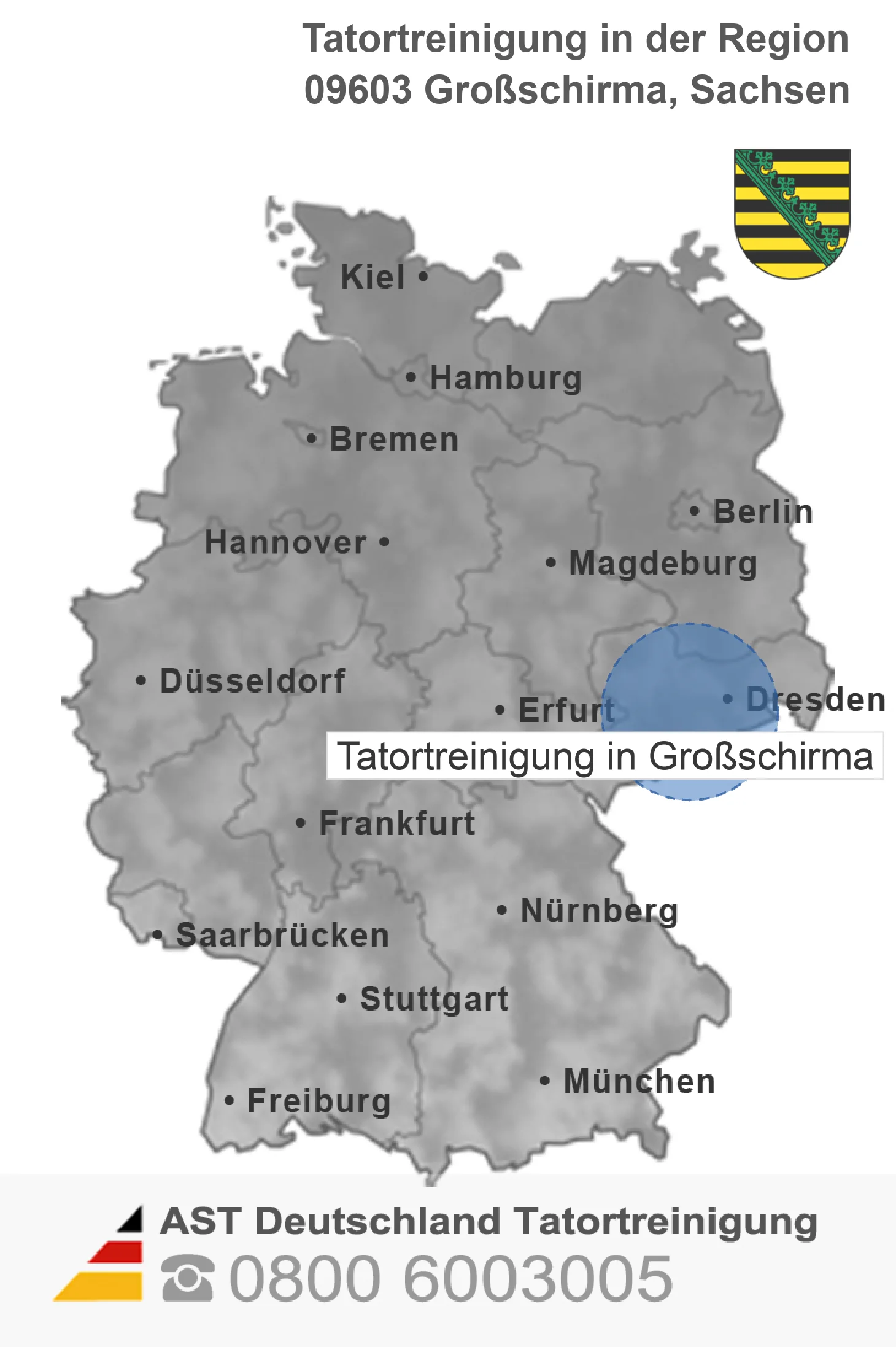 Tatortreinigung Gro&szlig;schirma