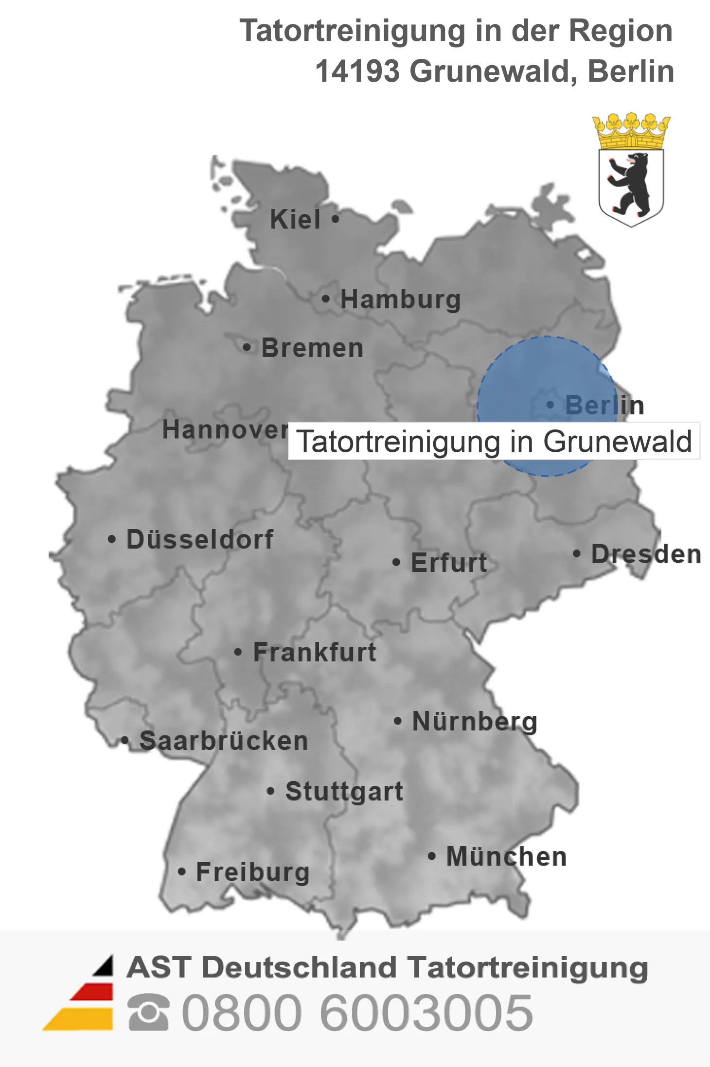 Tatortreinigung Grunewald