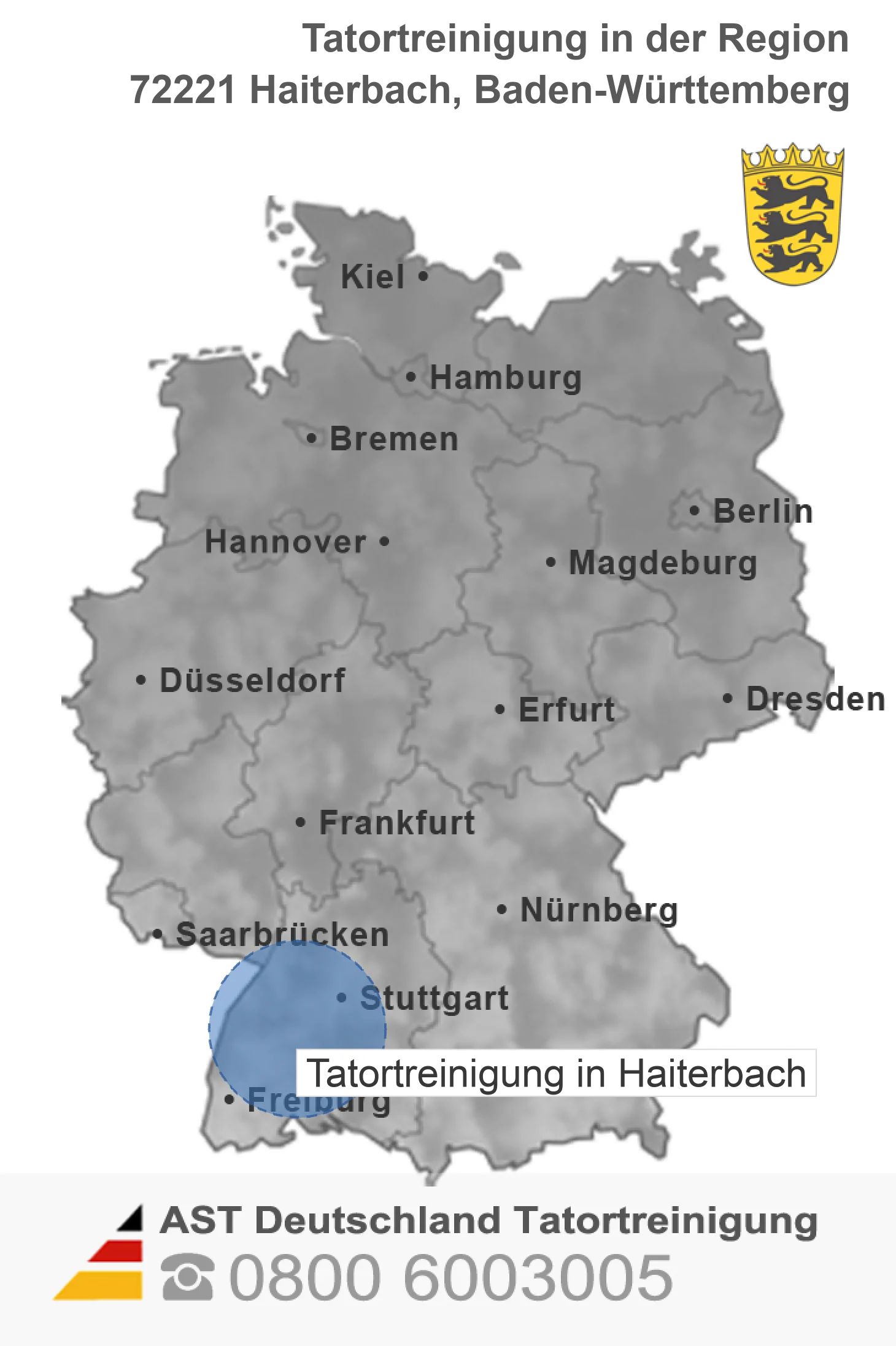 Tatortreinigung Haiterbach