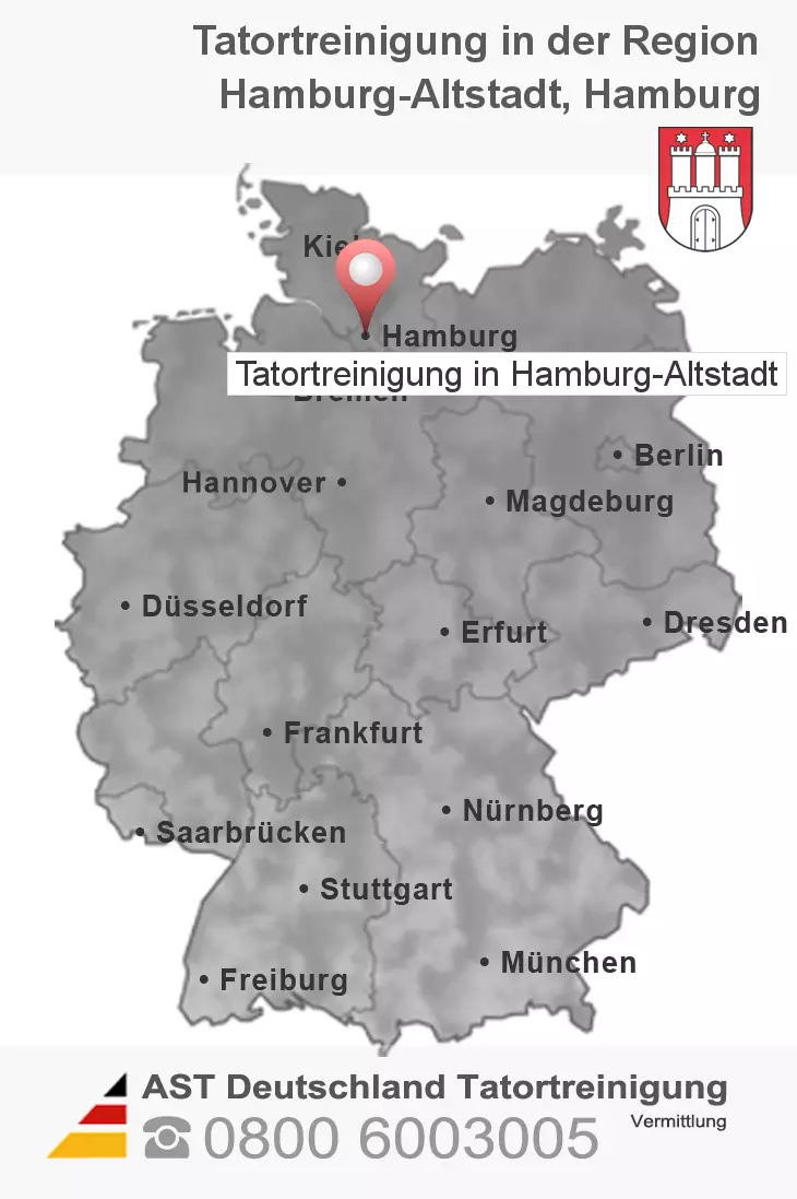Tatortreinigung Hamburg-Altstadt